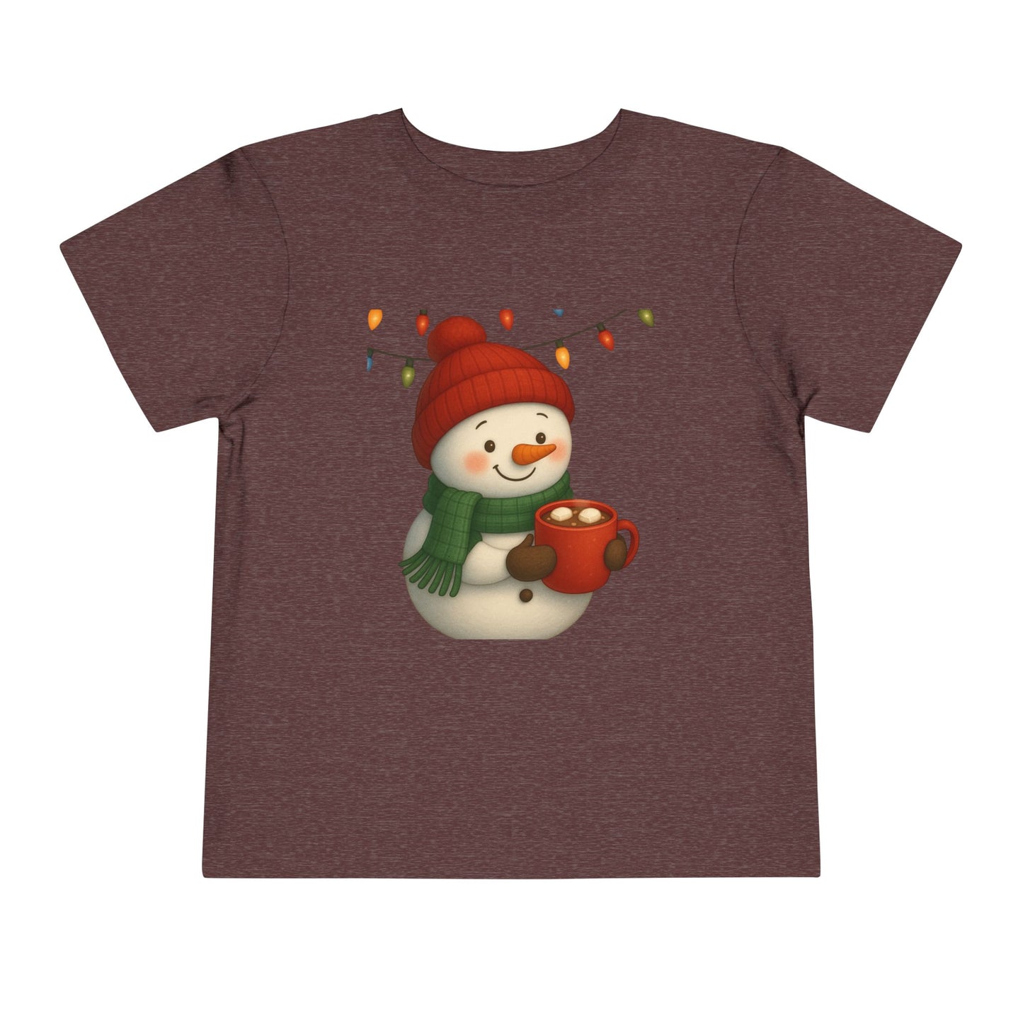 Snowman & Hot Chocolate Toddler Christmas Tee