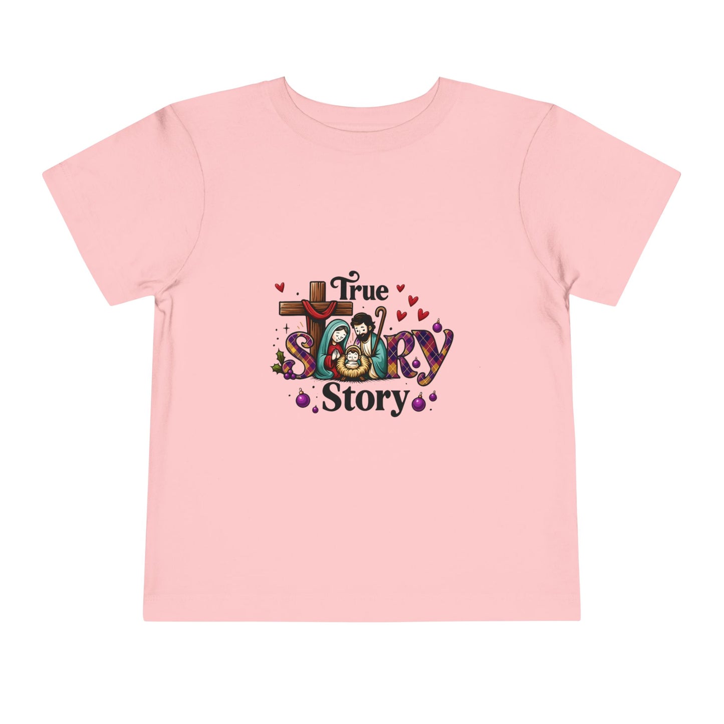 True Story Nativity Toddler Christmas Tee