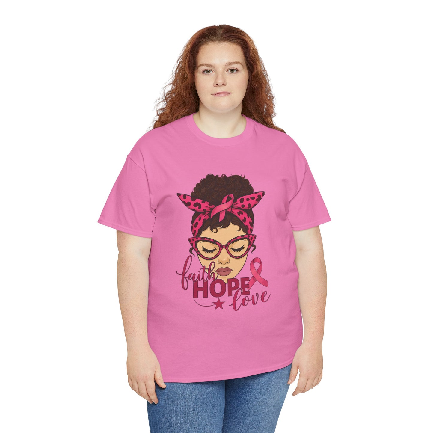 Hope, Faith, Love: Breast Cancer Awareness Tee