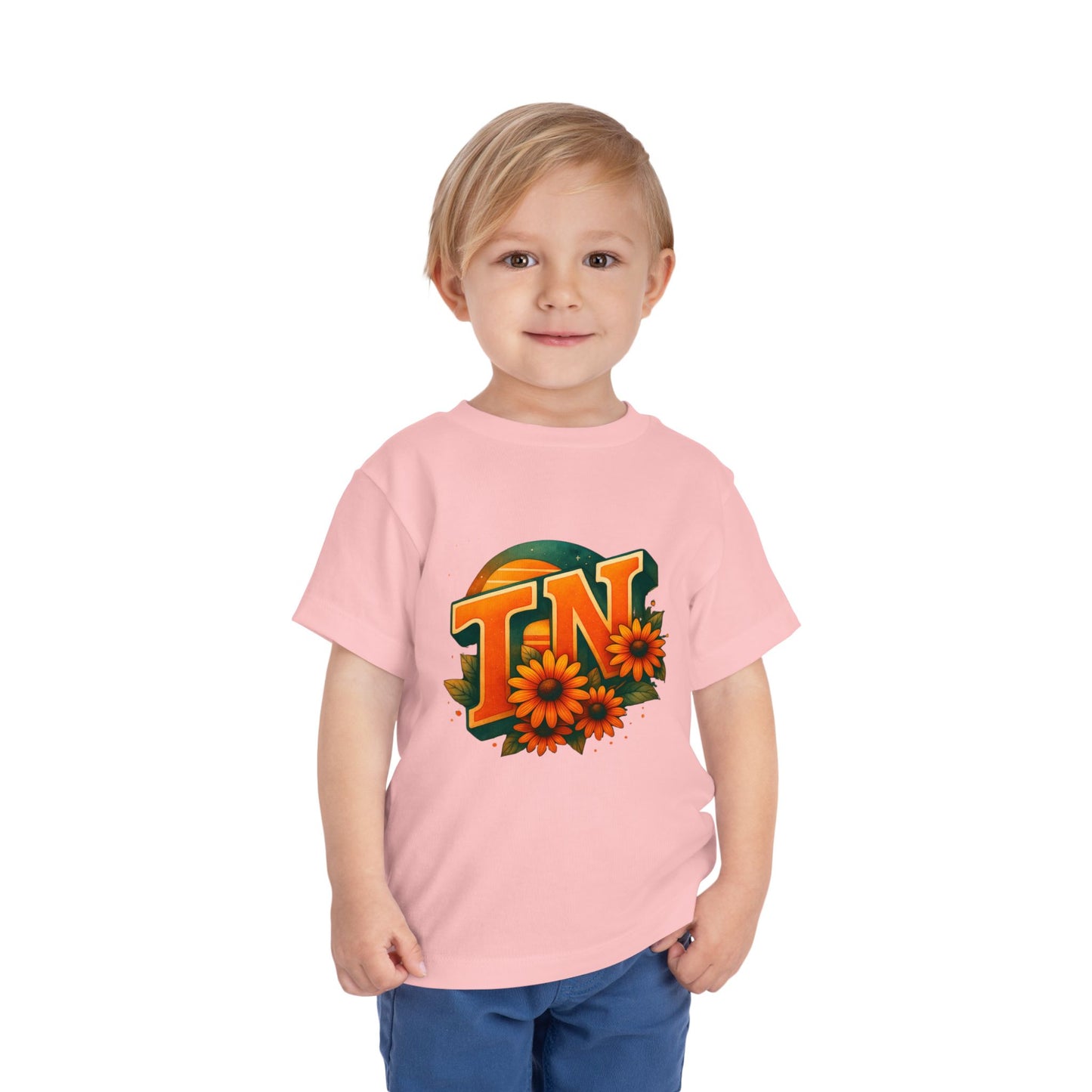 Toddler Tee Sunflower Sunset Design