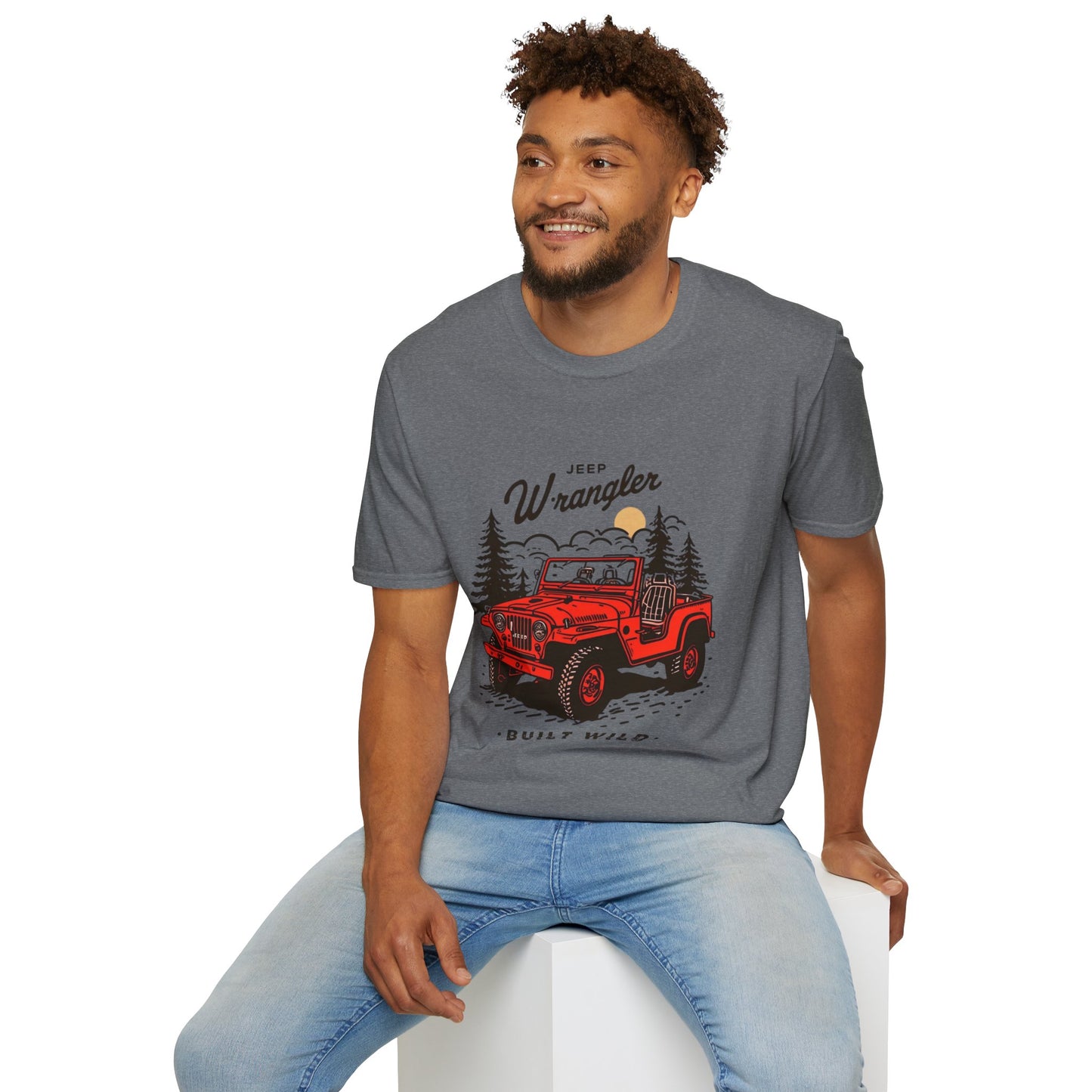 Jeep Wrangler Adventure Tee, Summer T-Shirt, Outdoor Enthusiast Gift, Camping Shirt, Road Trip Apparel, Vintage Jeep Design