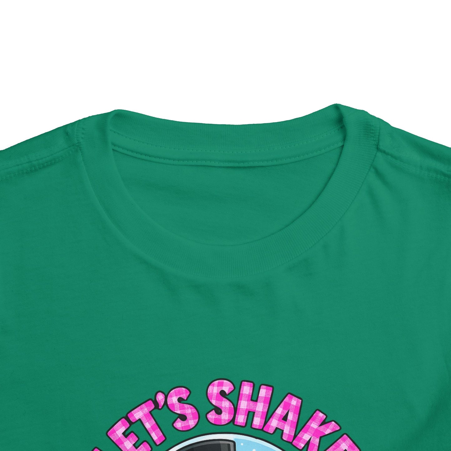 Let's Shake Things Up! Snow Globe Toddler Christmas Tee