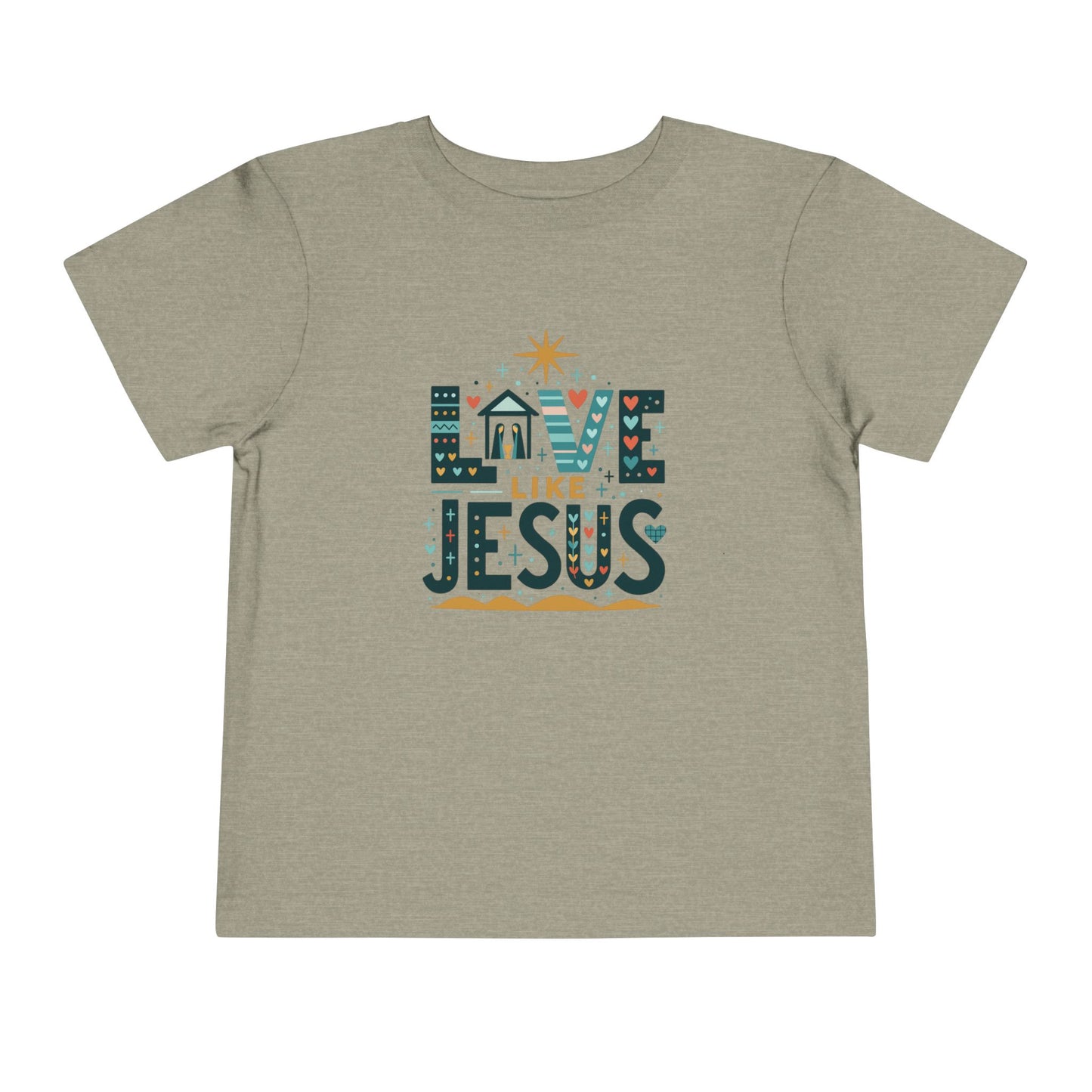 Love Like Jesus Christmas Tee - Toddler Holiday Shirt