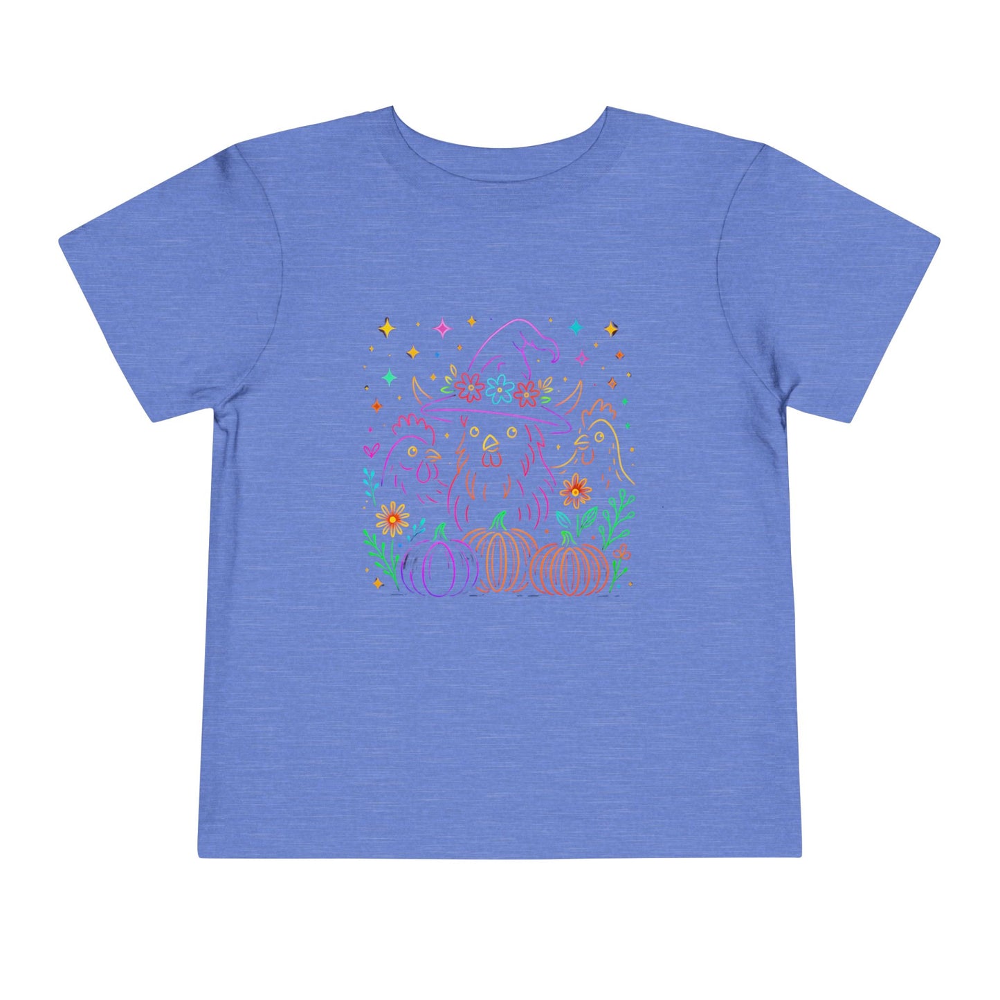 Witch Chicken Halloween Toddler Christmas Tee