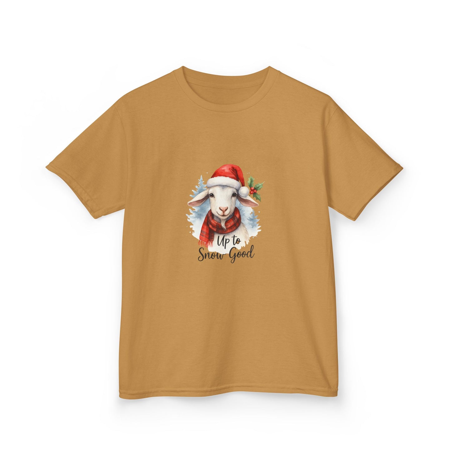 Goat Santa Christmas Tee - Up to Snow Good!