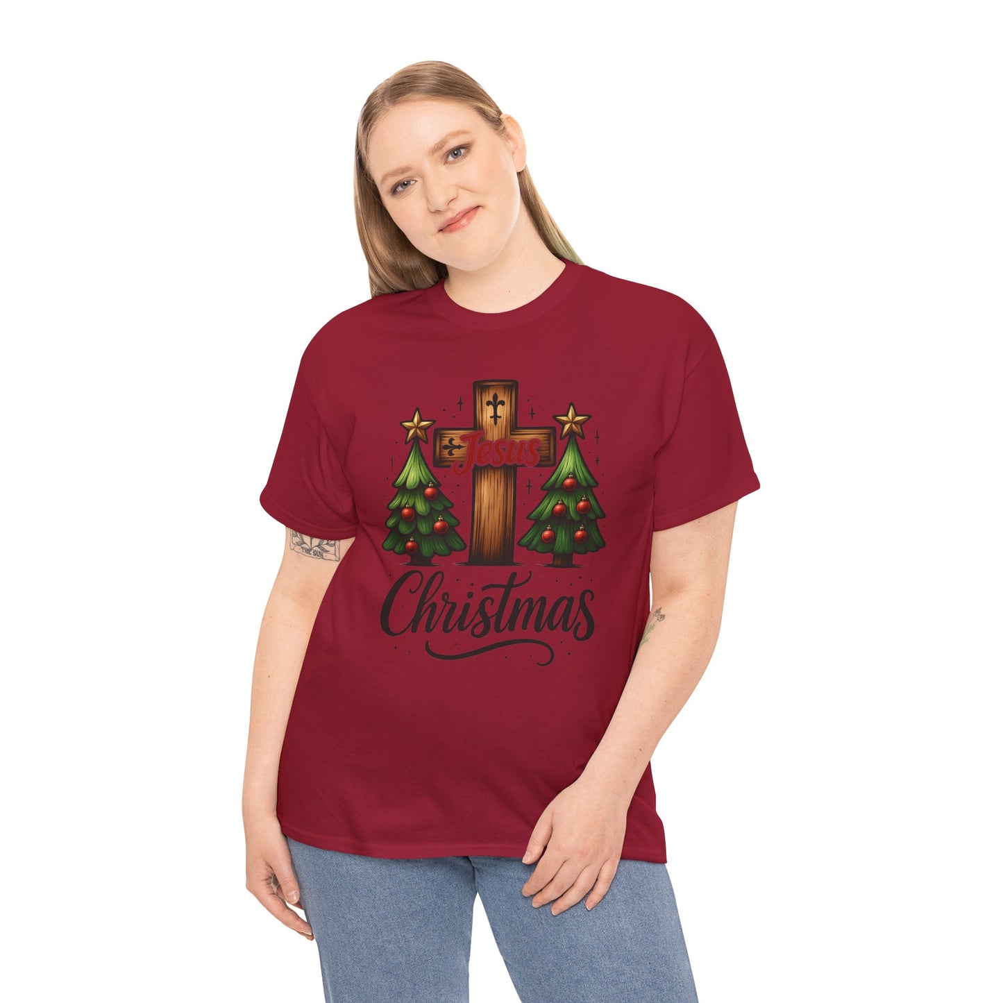Christmas Cross Unisex Tee