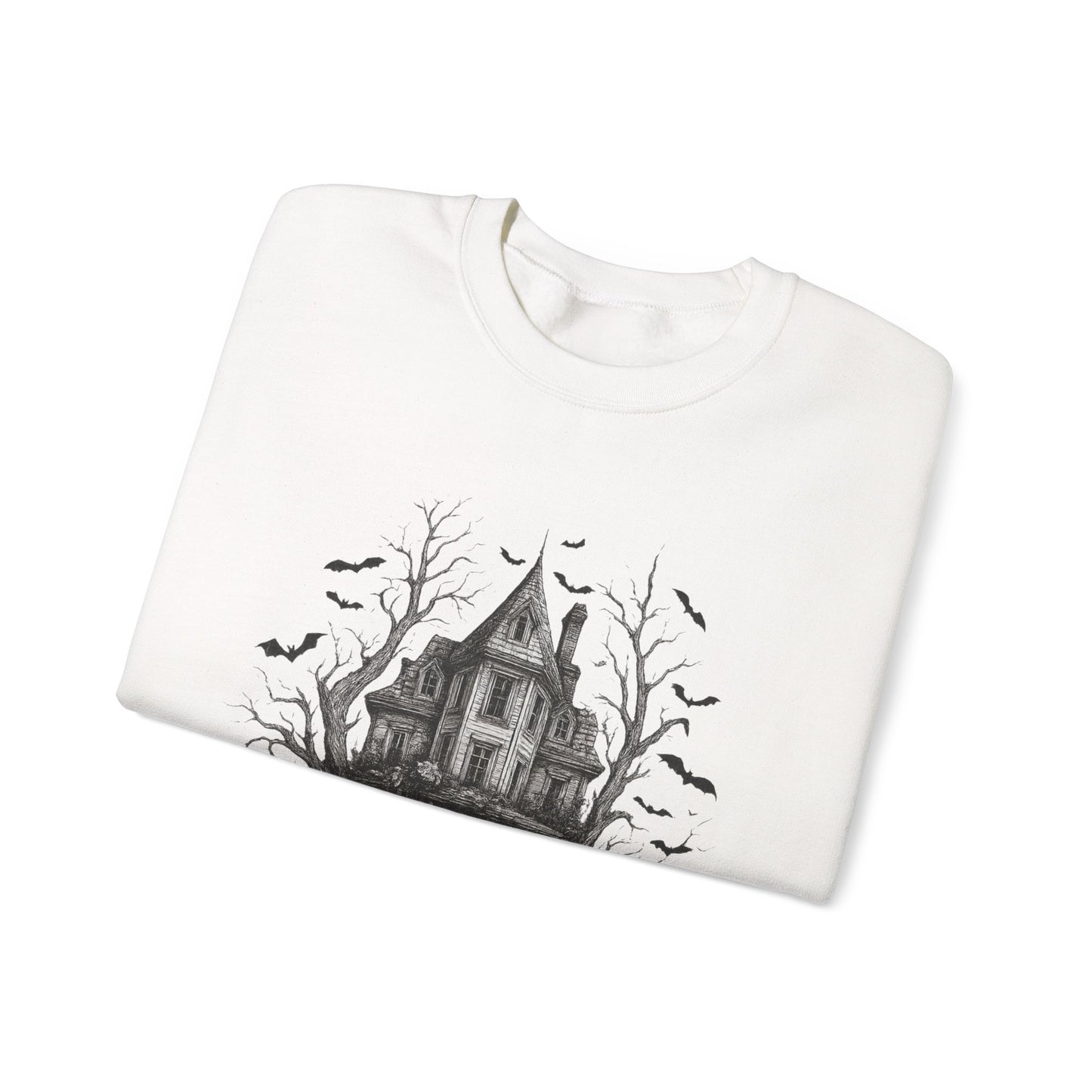 Spooky Haunted House Halloween Sweatshirt