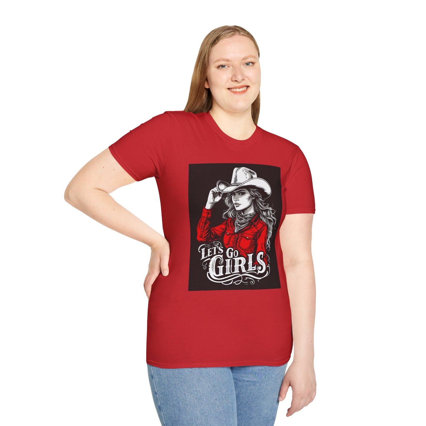 Western Style Graphic Tee, Let's Go Girls T-Shirt, Rodeo Fashion Shirt, Cowgirl Outfit, Country Music Apparel
