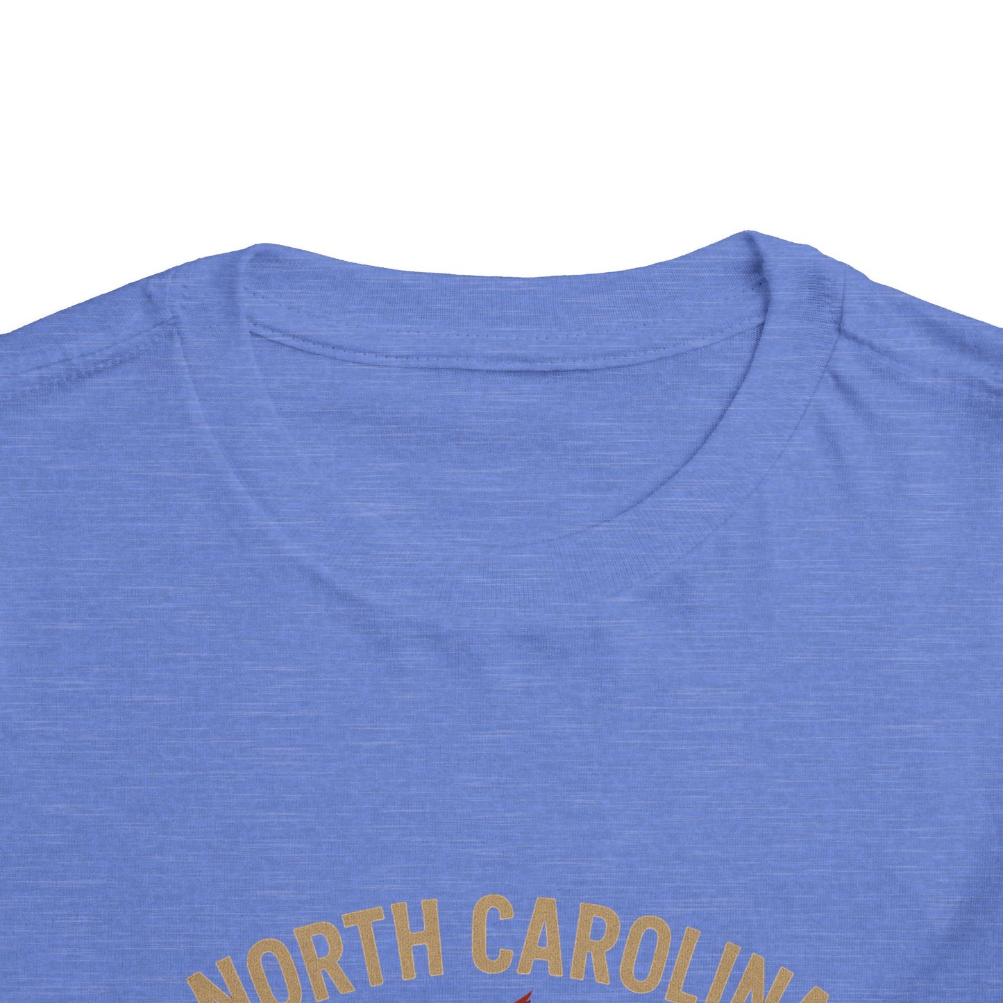 Toddler Tee - NC Cardinal and Dogwood Flower Design