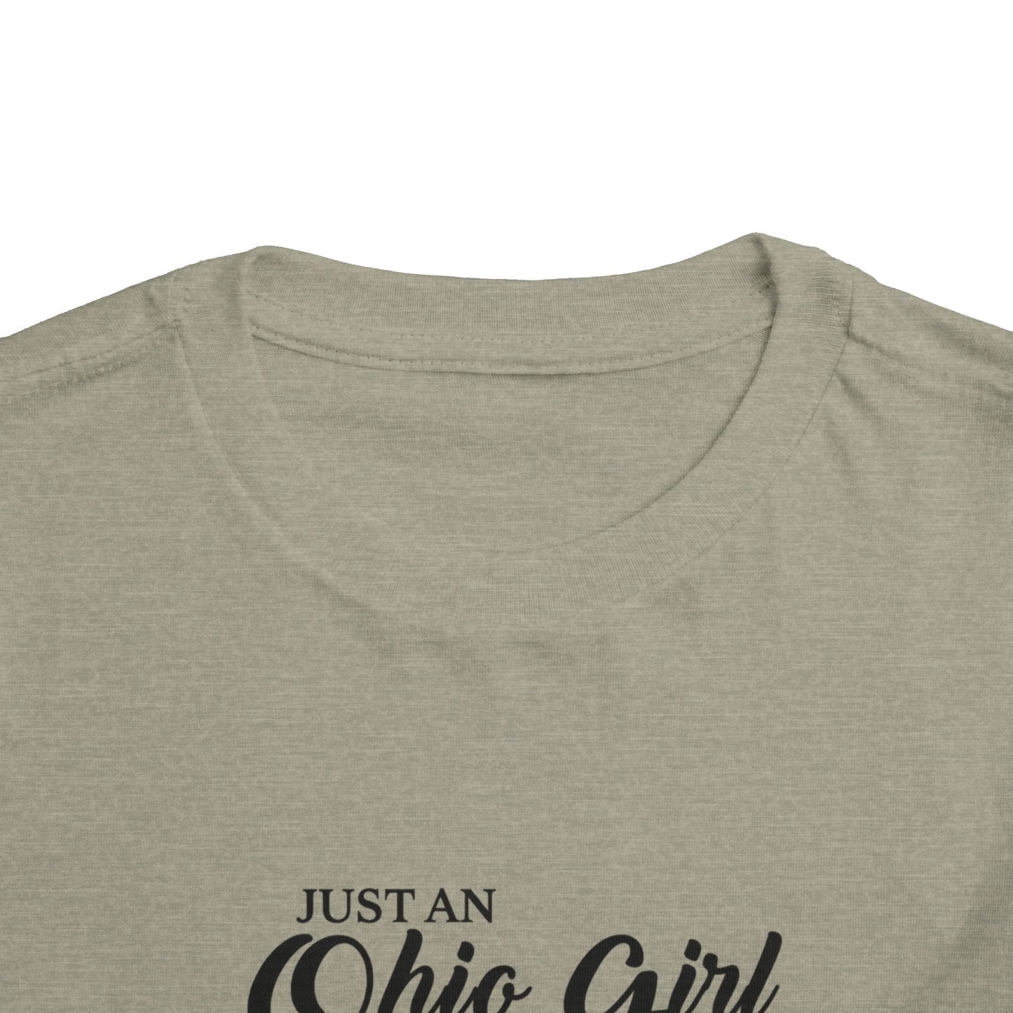 Toddler Tee Ohio Girl in North Carolina World Design Shirt