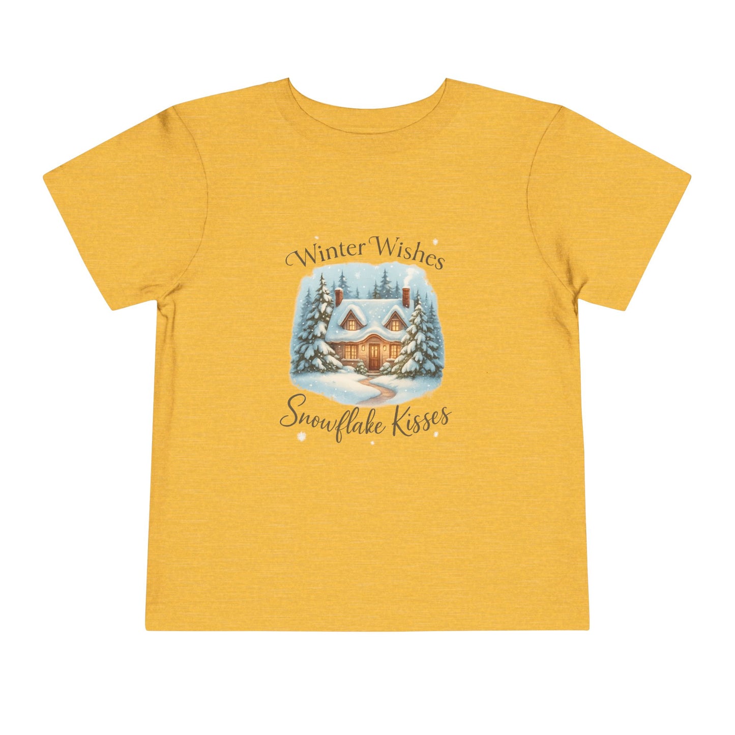 Winter Wishes Cottage Christmas Tee - Toddler Holiday