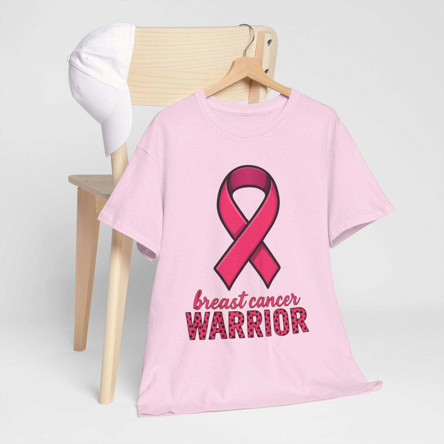 Breast Cancer Warrior Pink Ribbon Tee