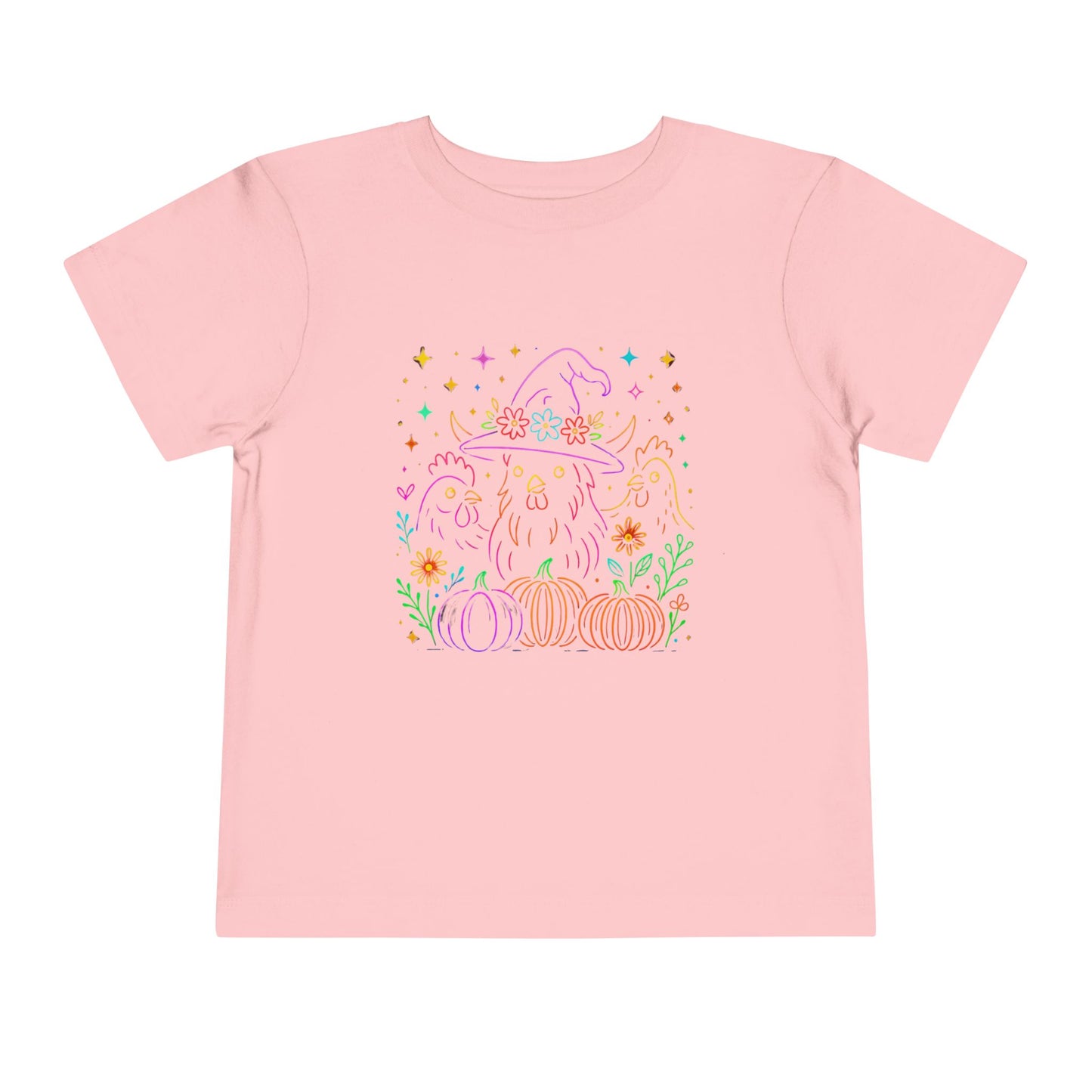 Witch Chicken Halloween Toddler Christmas Tee