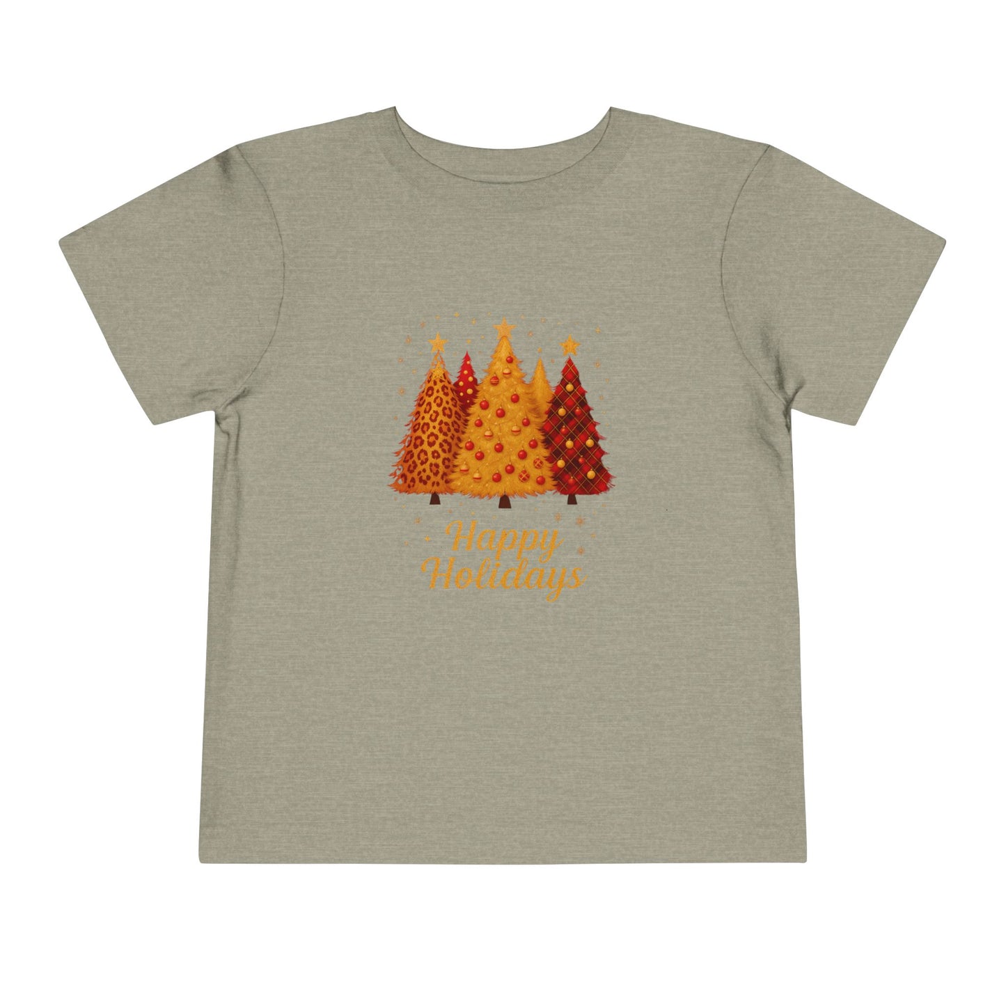 Happy Holidays Christmas Tree Toddler Tee