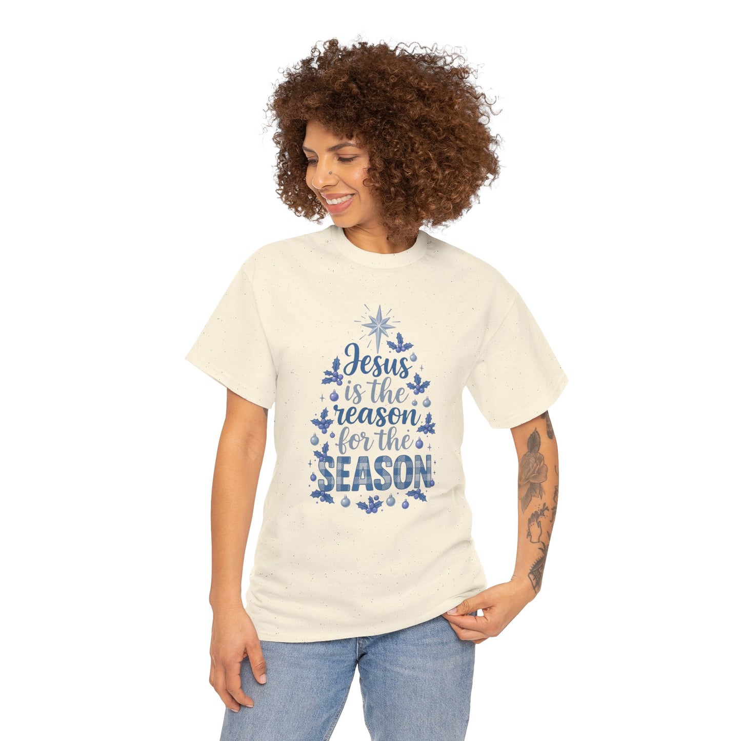 Jesus is the Reason Christmas Tree Tee