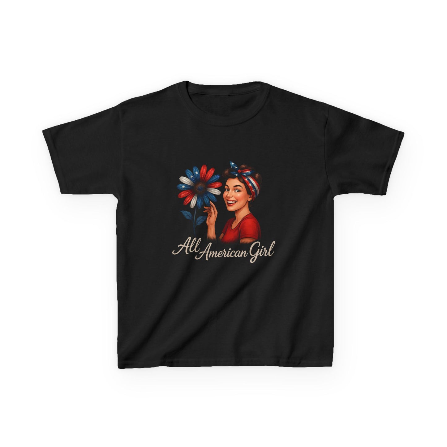 All American Girl Patriotic Tee - 4th of July