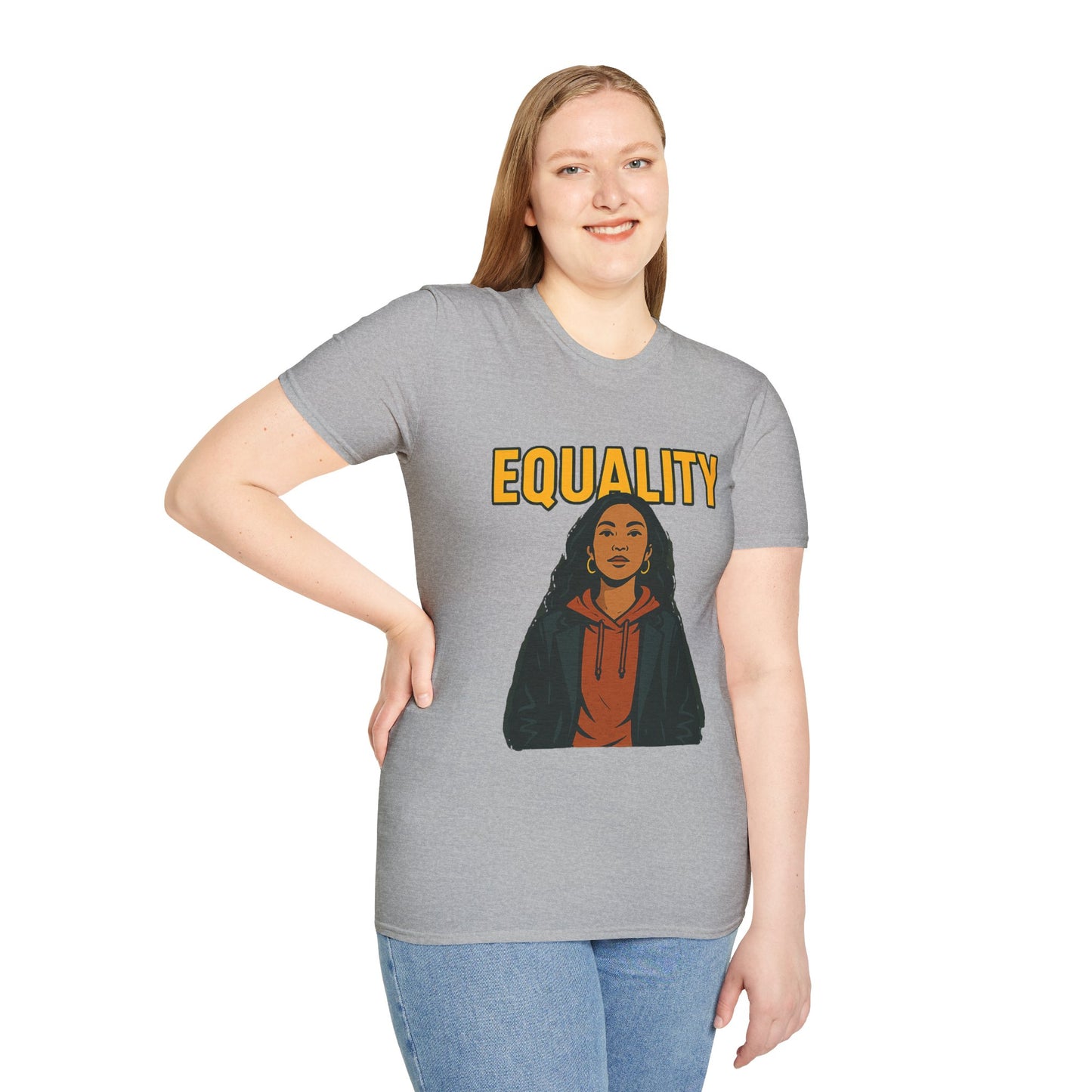 Equality Graphic T-Shirt for Activists, Unisex Tee, Motivational Shirt, Gift for Social Justice, Comfortable Wear for Every Day