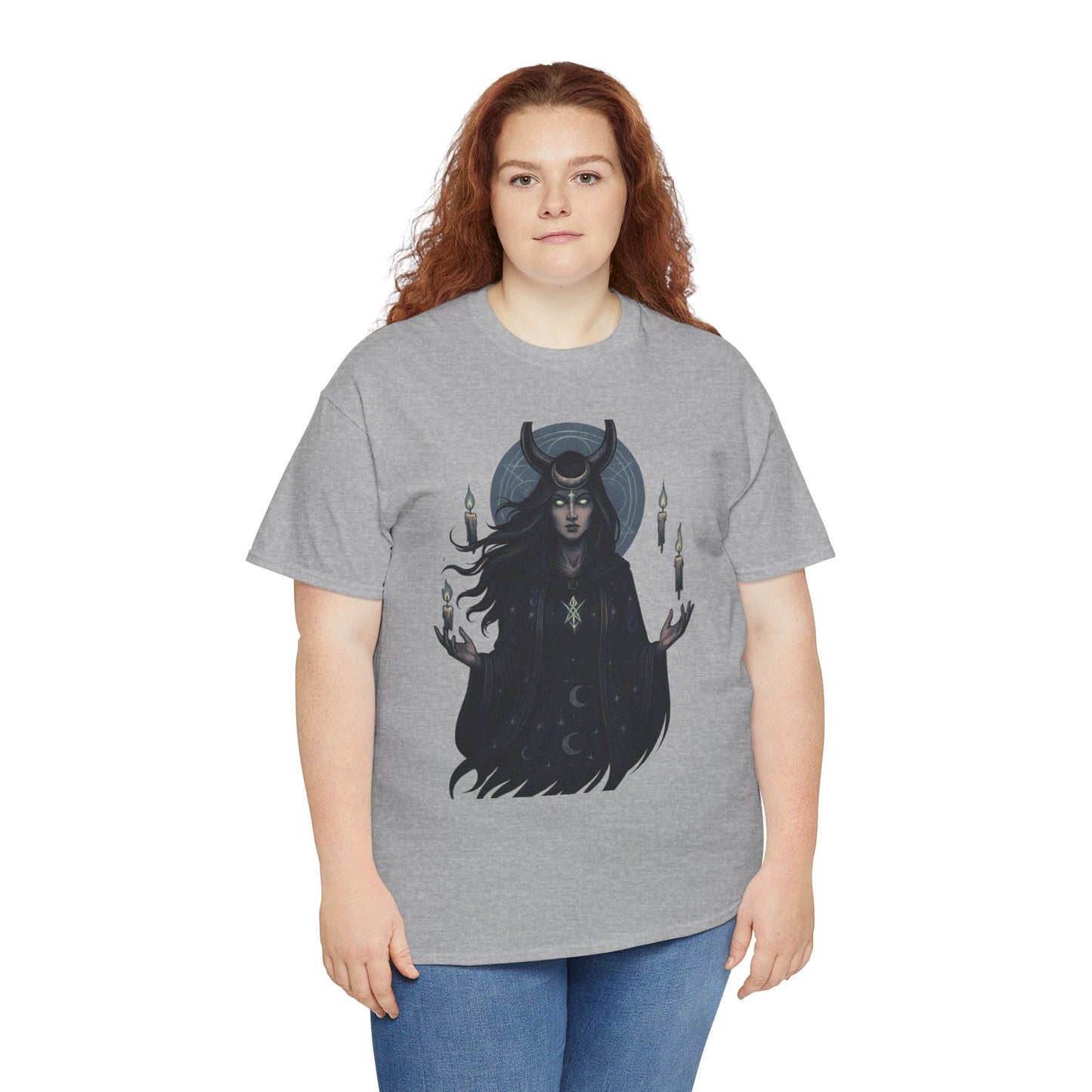 Moonlit Sorceress – Enchanted Candlelight Tee