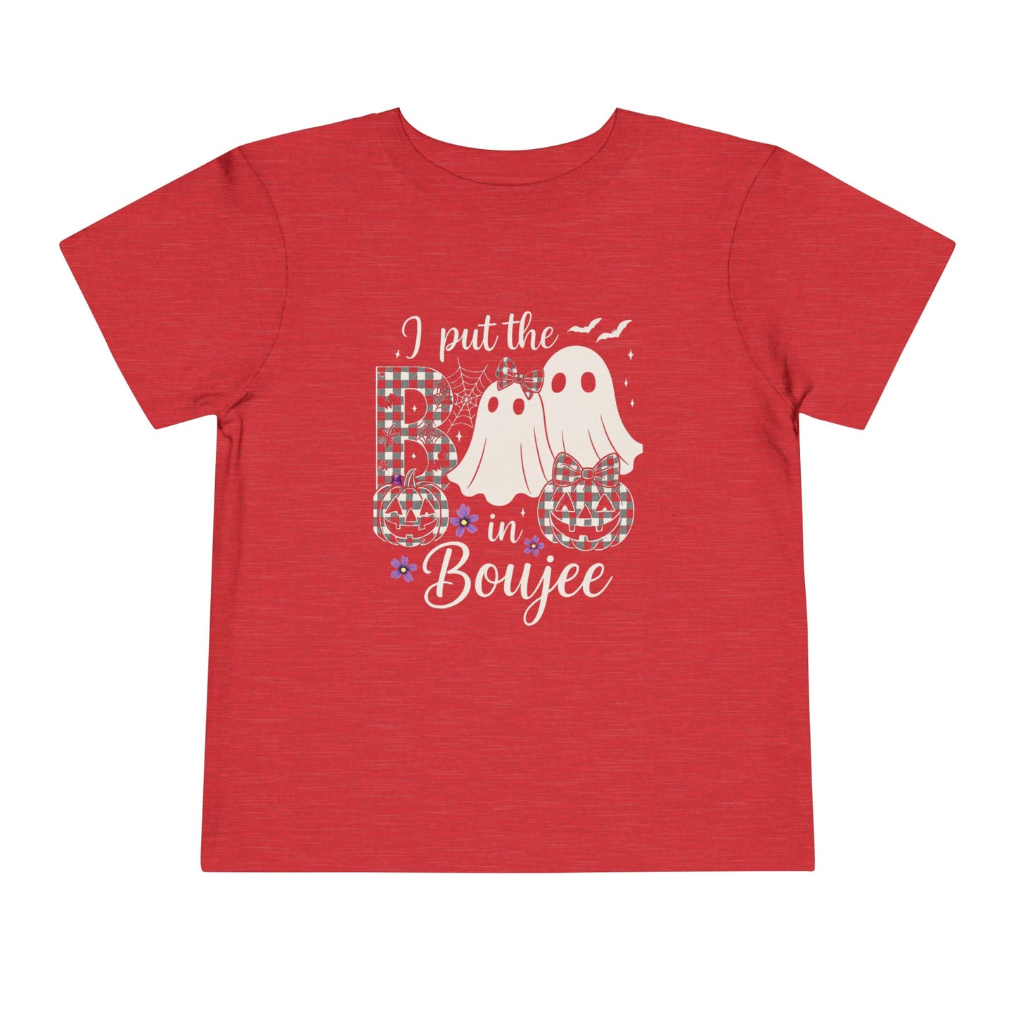 Boujee Halloween Toddler Tee: I Put the B in Boujee