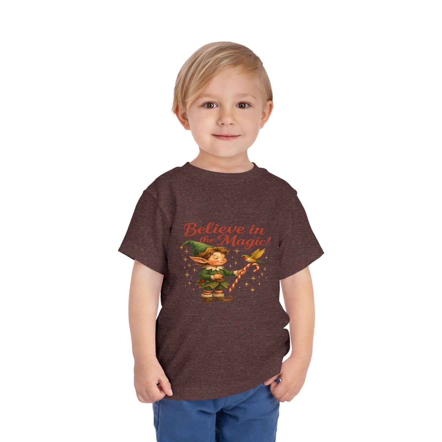 Elf & Hummingbird Christmas Tee - Believe in Magic!