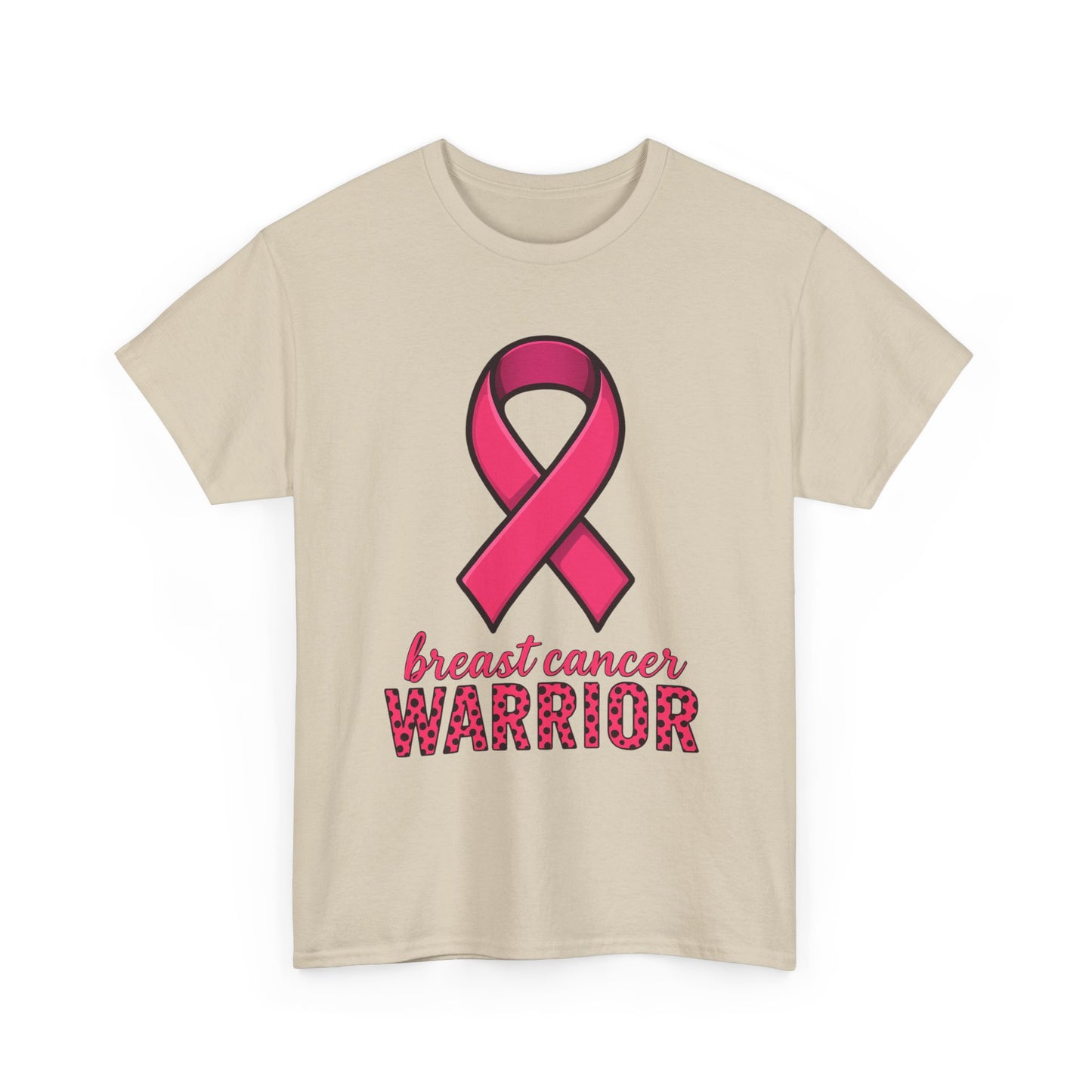 Breast Cancer Warrior Pink Ribbon Tee