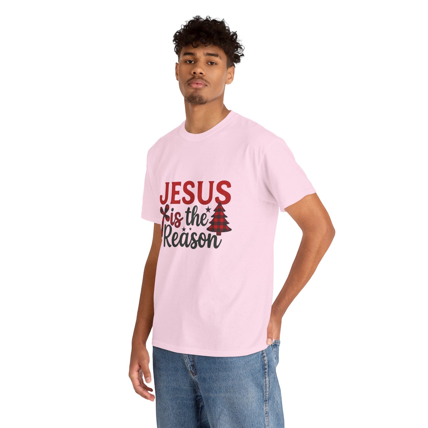 Jesus is the Reason Christmas Tee - Faith-Based Holiday Gift