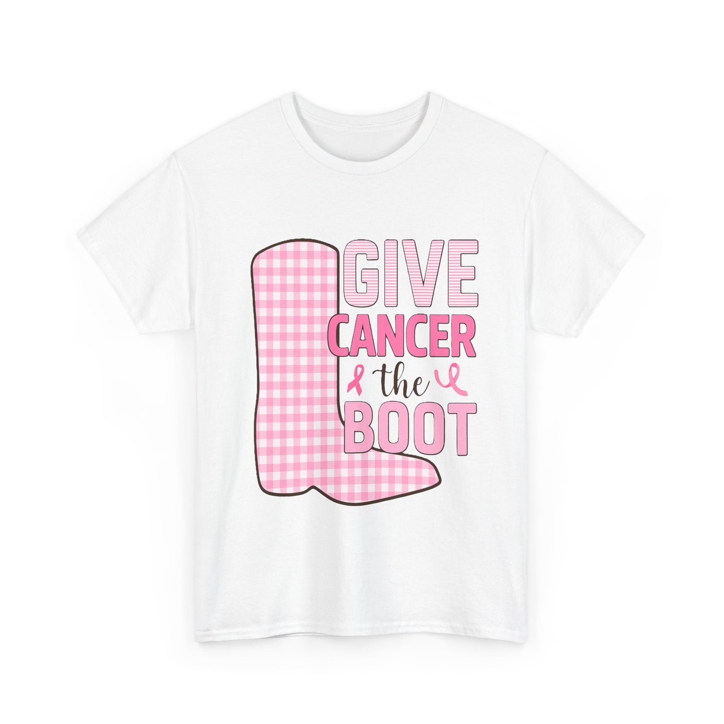 Give Cancer the Boot - Breast Cancer Awareness Tee