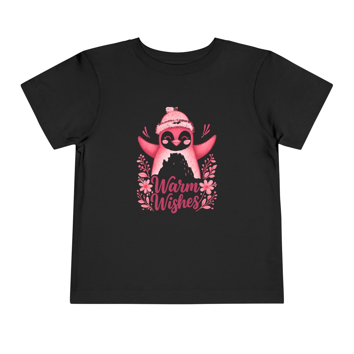 Warm Wishes Penguin Toddler Christmas Tee