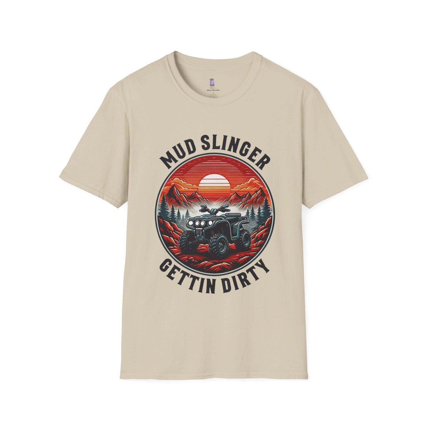 Mud Slinger Unisex Softstyle T-Shirt, Adventure Tee, Off-Road Enthusiast Shirt, Gift for Mud Lovers, Outdoor Sportswear, Gettin Dirty Tee