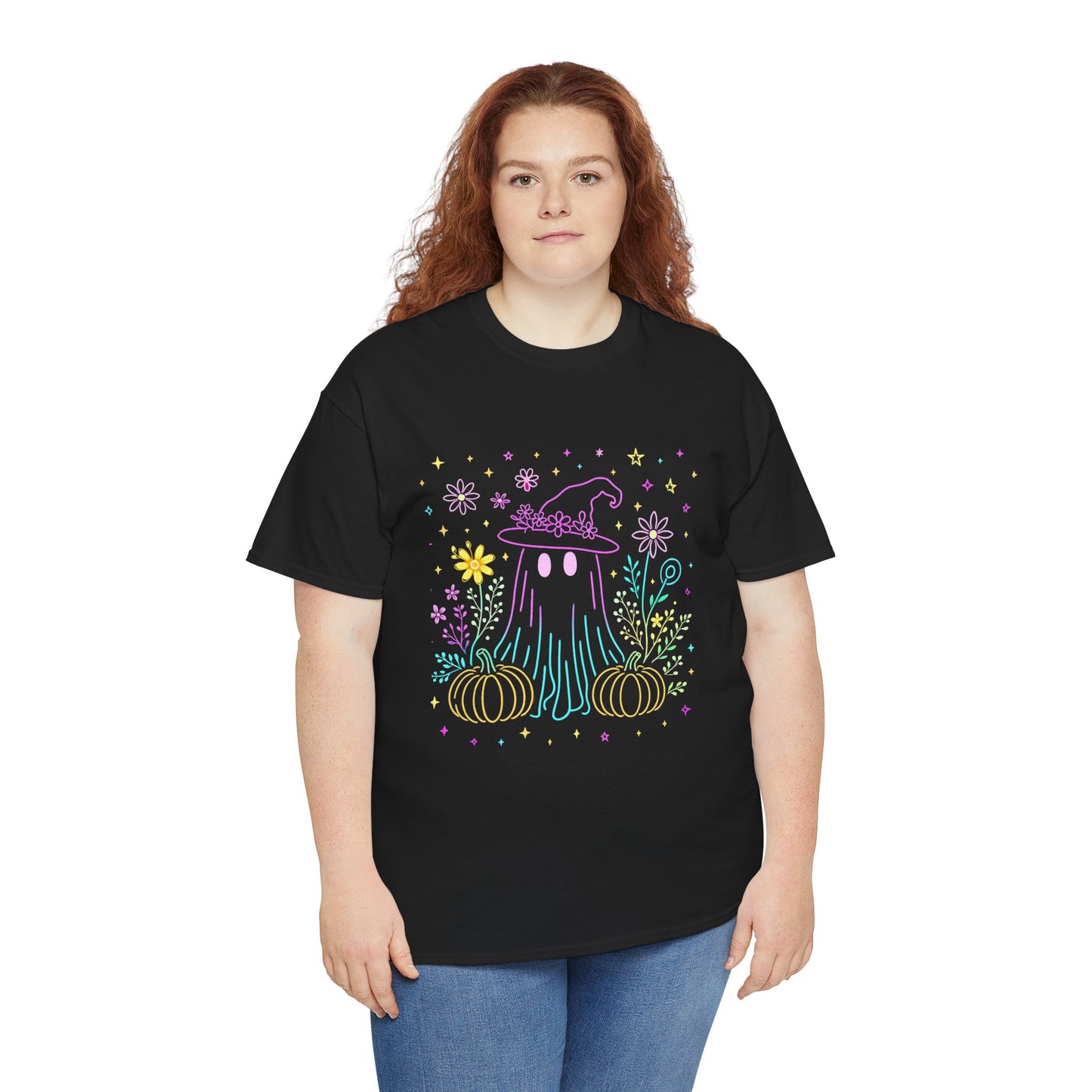 Pastel Ghost Witch Hat Tee