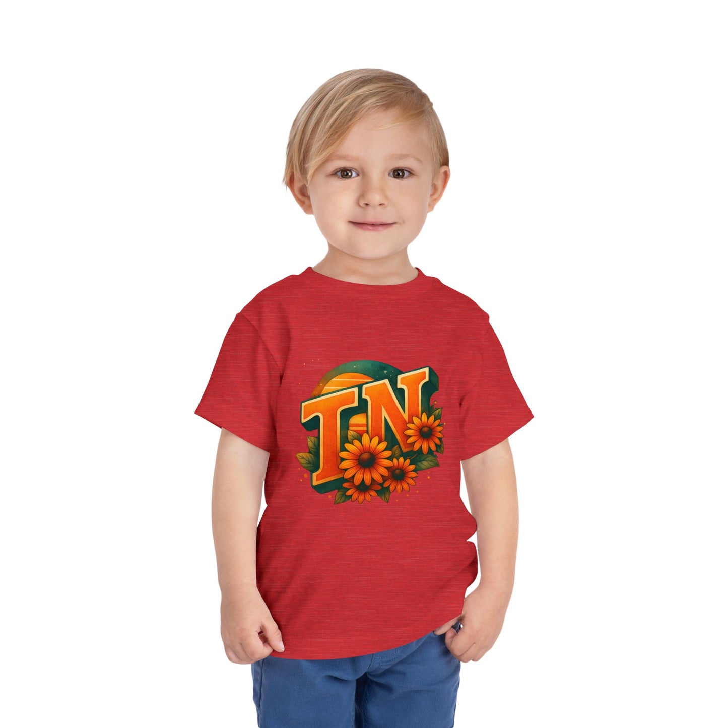 Toddler Tee Sunflower Sunset Design