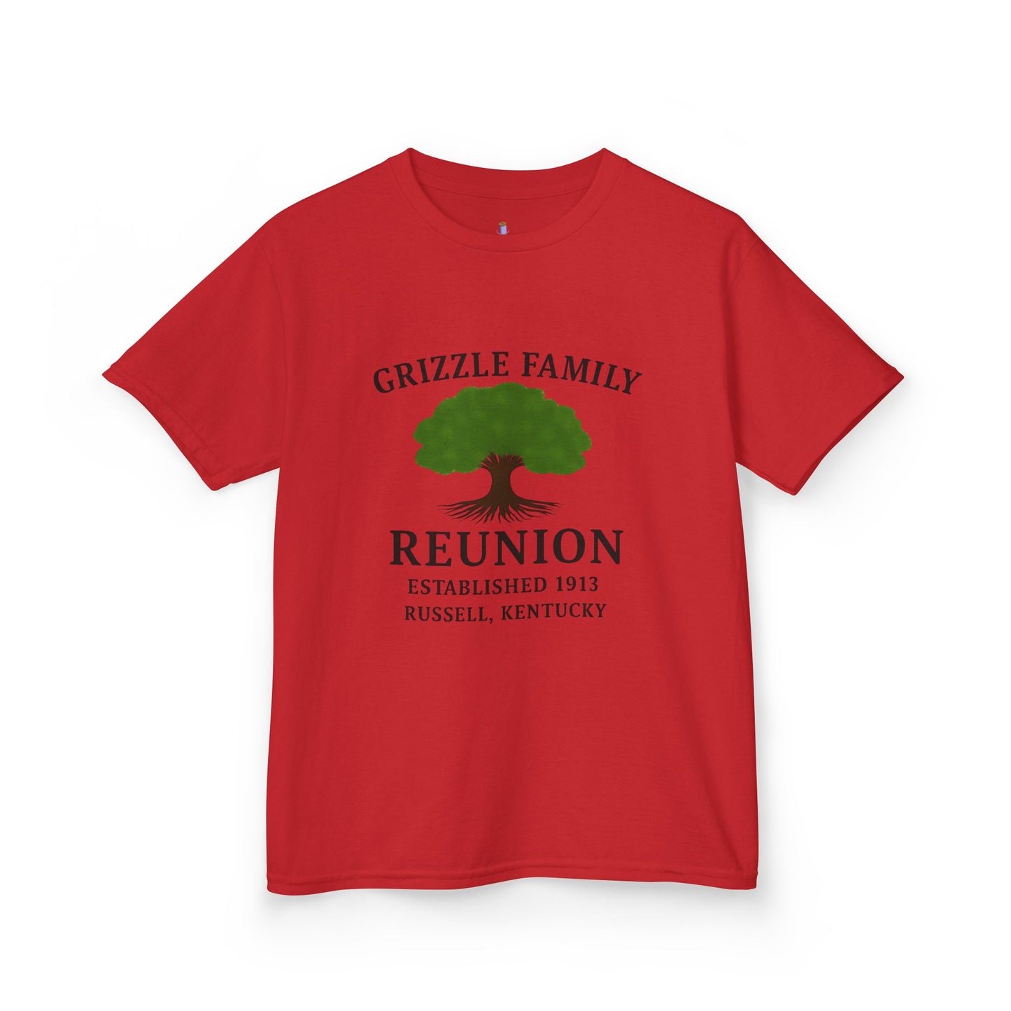 Grizzle Family Reunion Youth Tee, Family Gathering Shirt, Personalized Kids T-Shirt, Family Heritage Gift, Kids Reunion Apparel