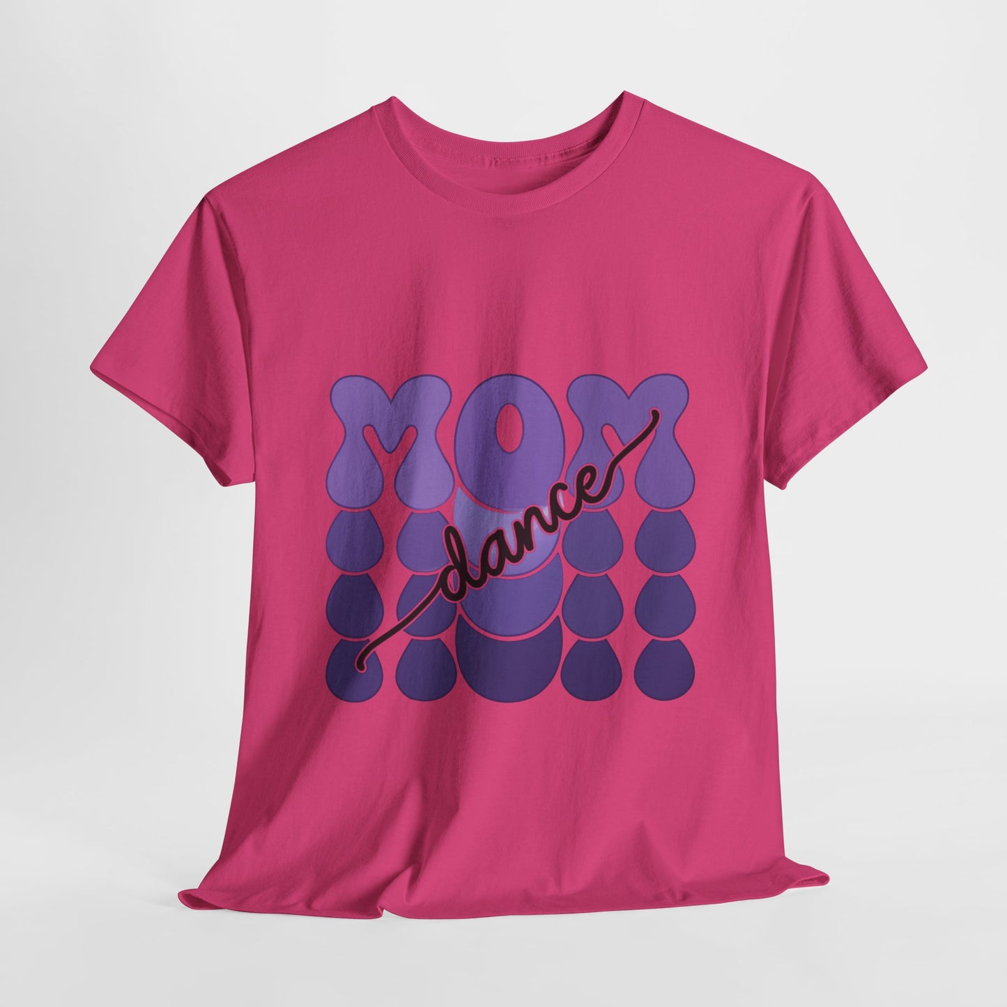 MOM Dance – Purple Letter Stage Spirit Tee