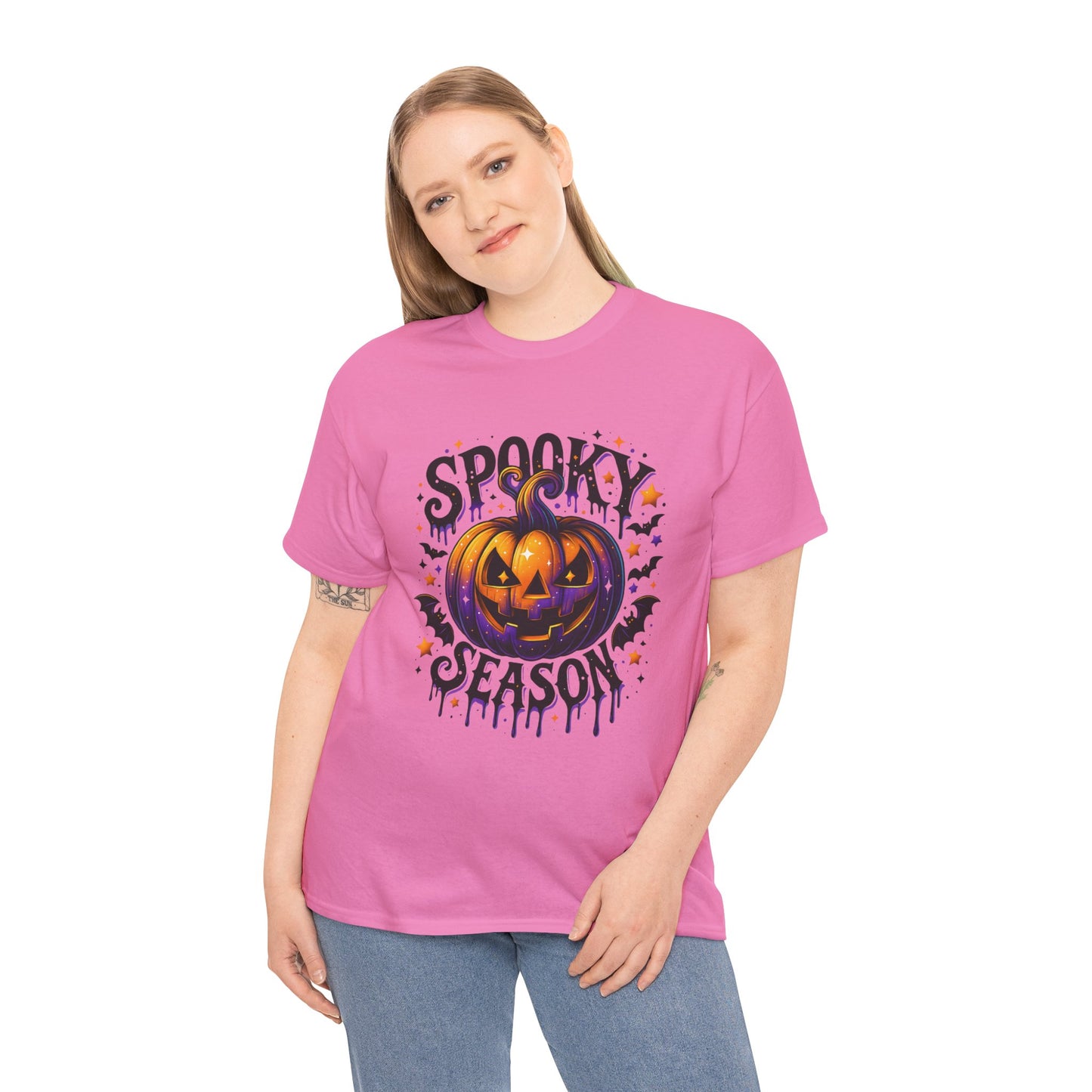 Spooky Season Jack O Lantern Halloween Tee