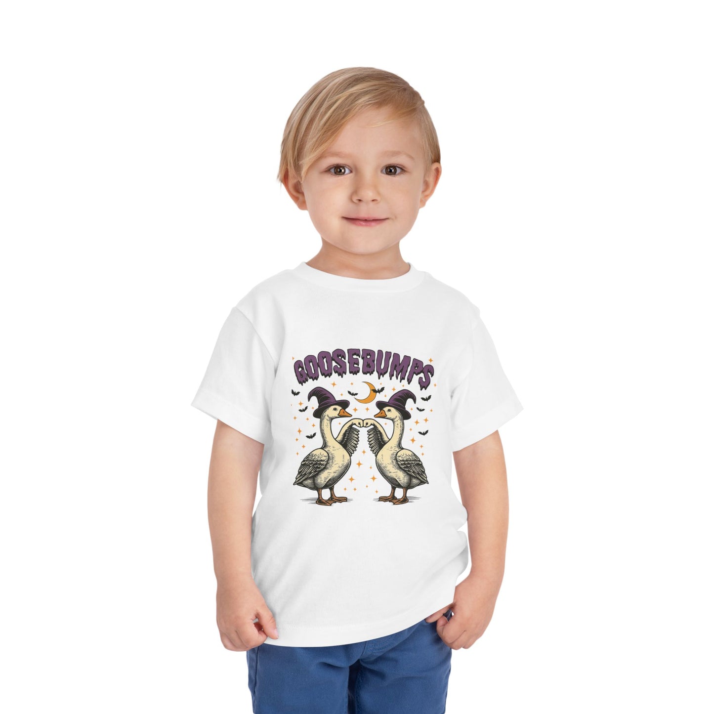 Goosebumps Halloween Toddler Tee - Funny Spooky Xmas