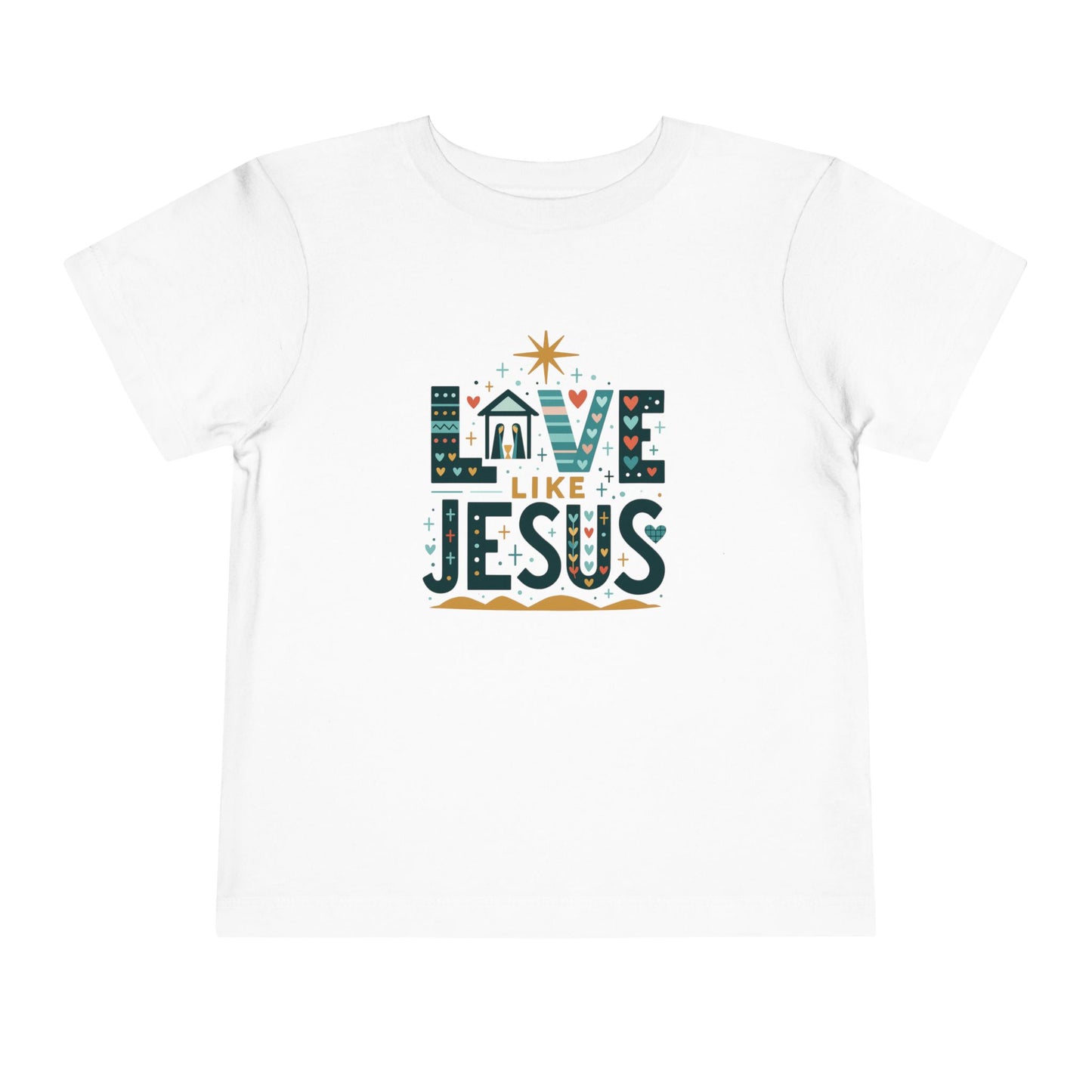 Love Like Jesus Christmas Tee - Toddler Holiday Shirt