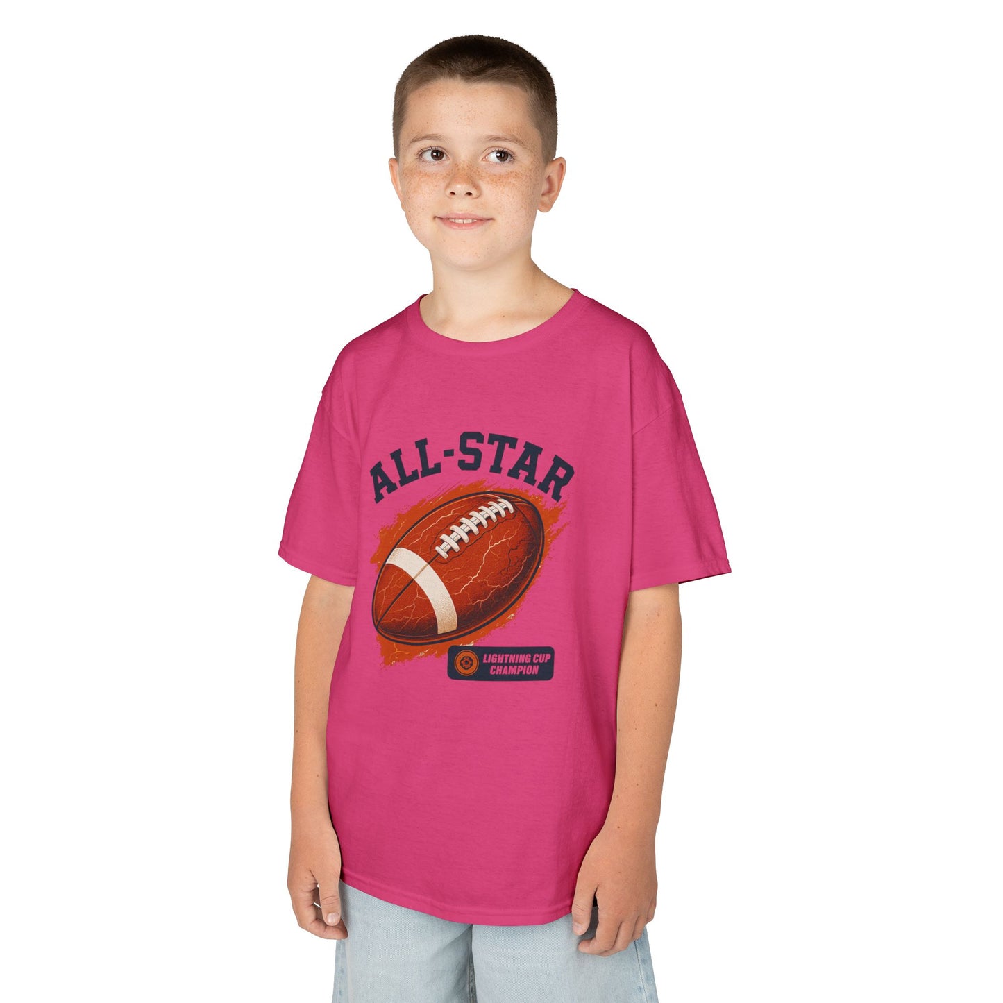 All-Star Kids Football Tee, Sports Apparel, Boys Football Shirt, Kids Casual Wear, Back To School Shirt, Birthday Gift