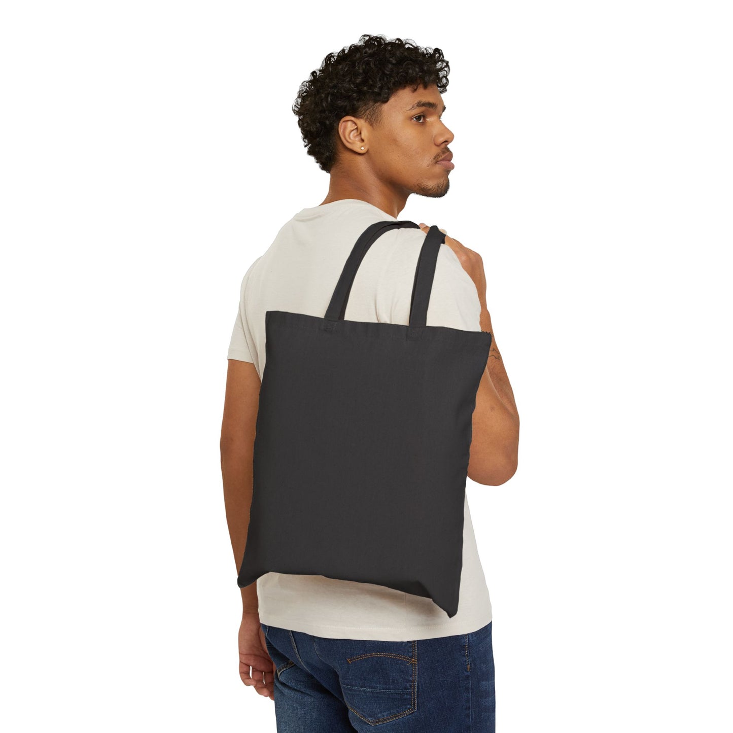 Quiet Swagger Canvas Tote Bag — "Independent Spirit" Cowboy Hat Design