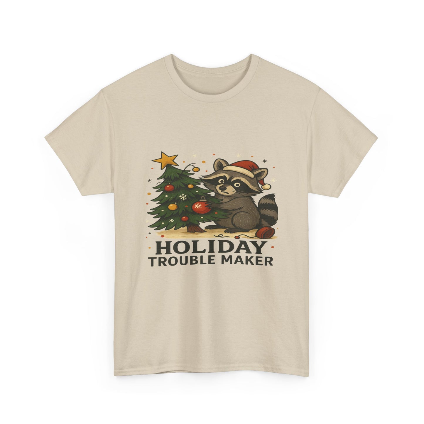Christmas Raccoon Tee