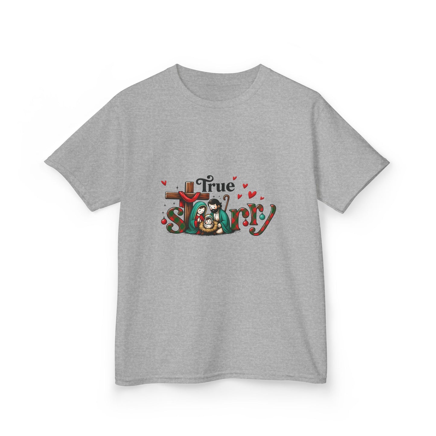 True Story Nativity Christmas Tee - Dinosaur Fun!
