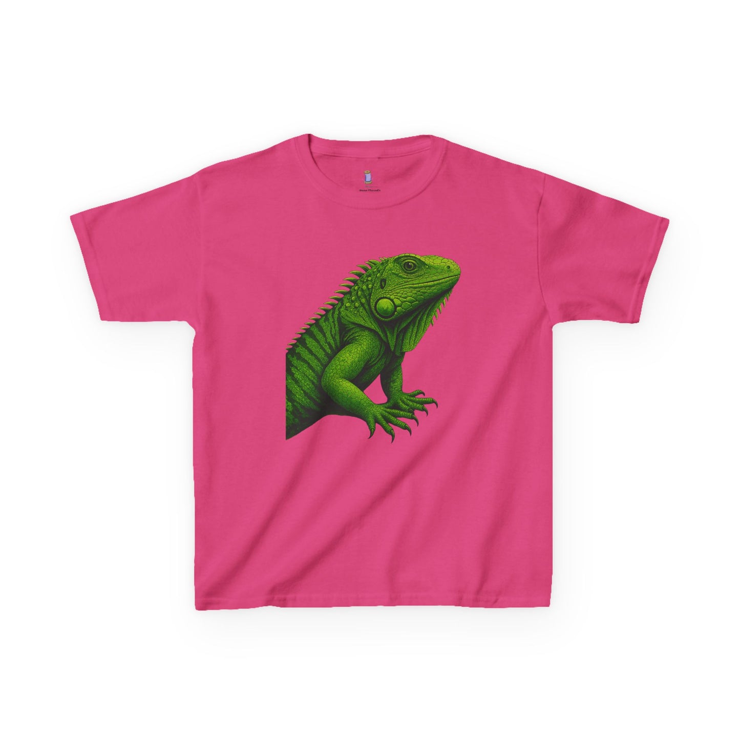 Green Iguana Kids Tee - Fun Shirt for Nature Lovers, Birthday Gift, Summer Wear, Animal Lovers, Eco-Friendly Clothing