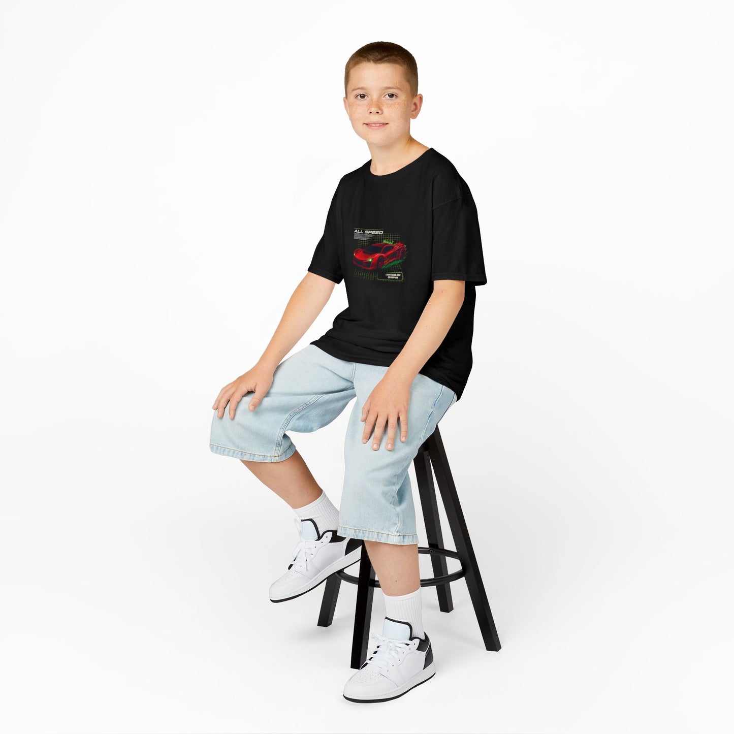 Kids Race Car Tee - Cool Car Graphic Shirt for Kids, Boys and Girls Casual Wear, Birthday Gift, Playtime Fun, Sports Themed Apparel