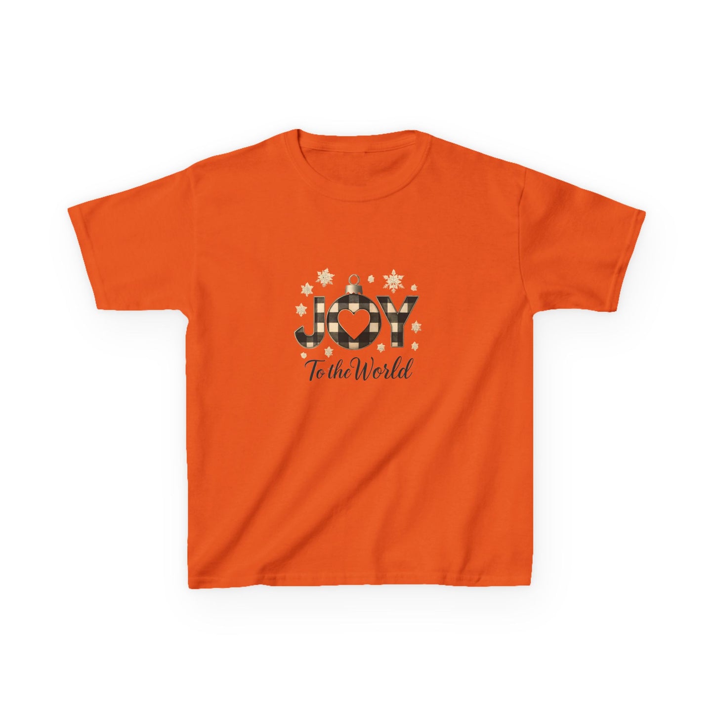Joyful Dino Christmas Tee - Buffalo Check Ornament!