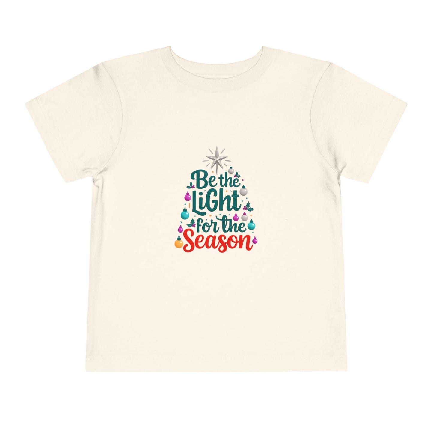 Be the Light Toddler Christmas Tee