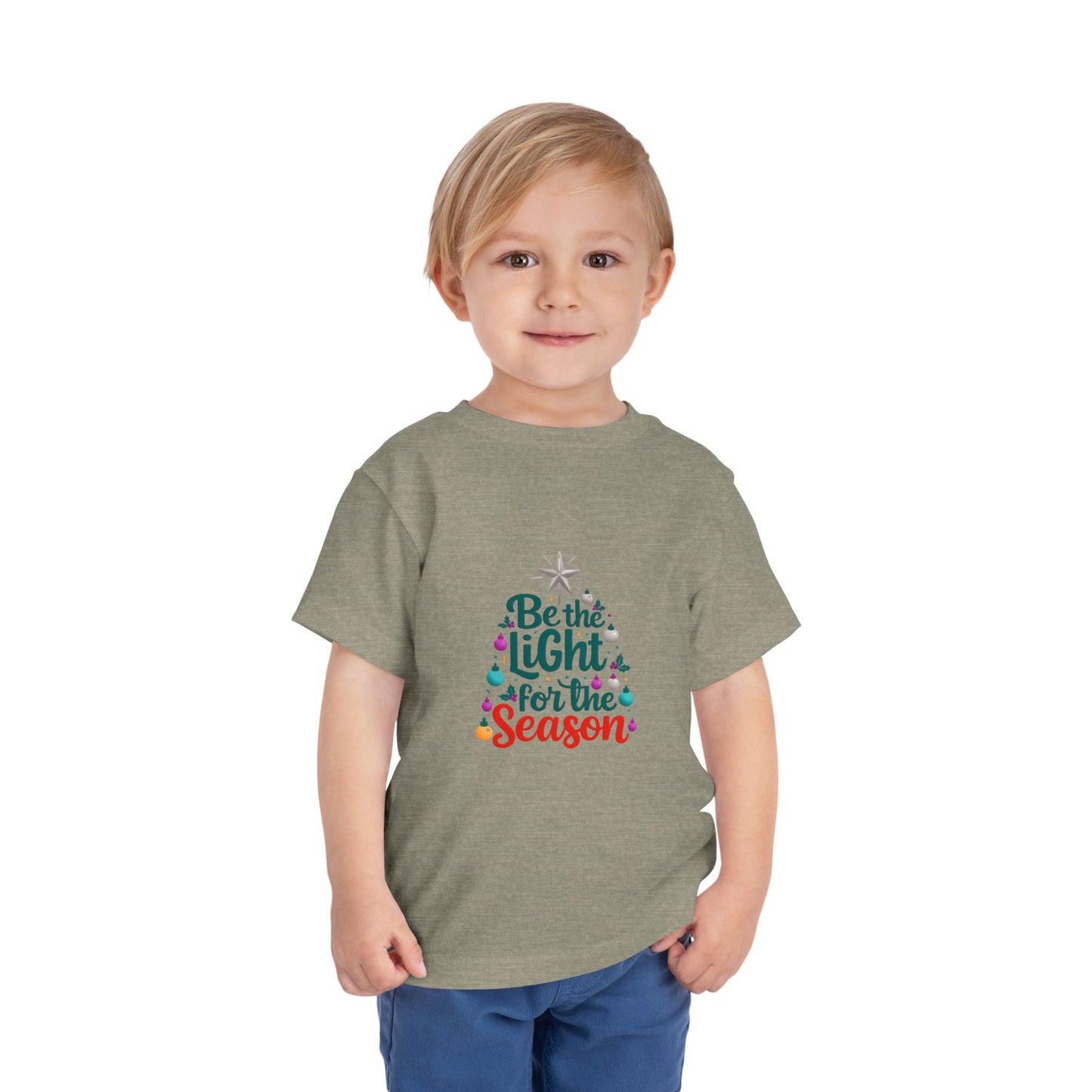 Be the Light Toddler Christmas Tee