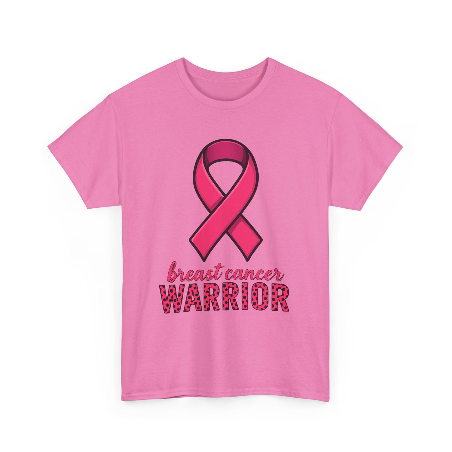 Breast Cancer Warrior Pink Ribbon Tee