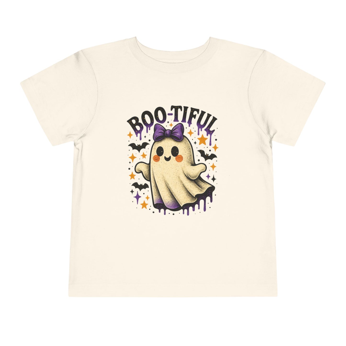 Boo-tiful Ghost Halloween Toddler Tee