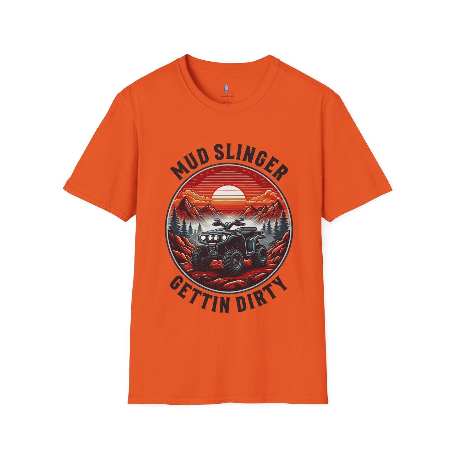Mud Slinger Unisex Softstyle T-Shirt, Adventure Tee, Off-Road Enthusiast Shirt, Gift for Mud Lovers, Outdoor Sportswear, Gettin Dirty Tee