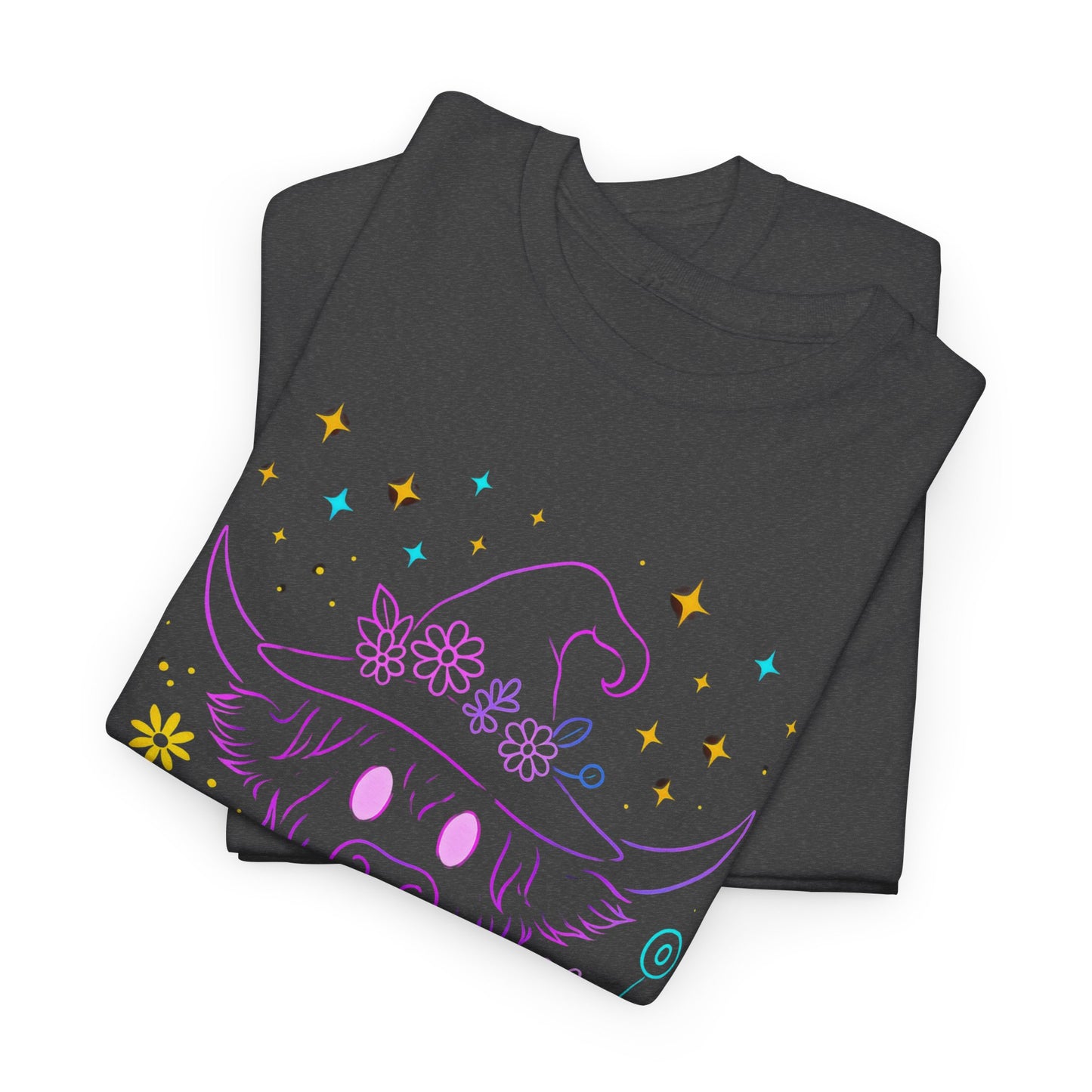 Highland Cow Witch Hat Tee