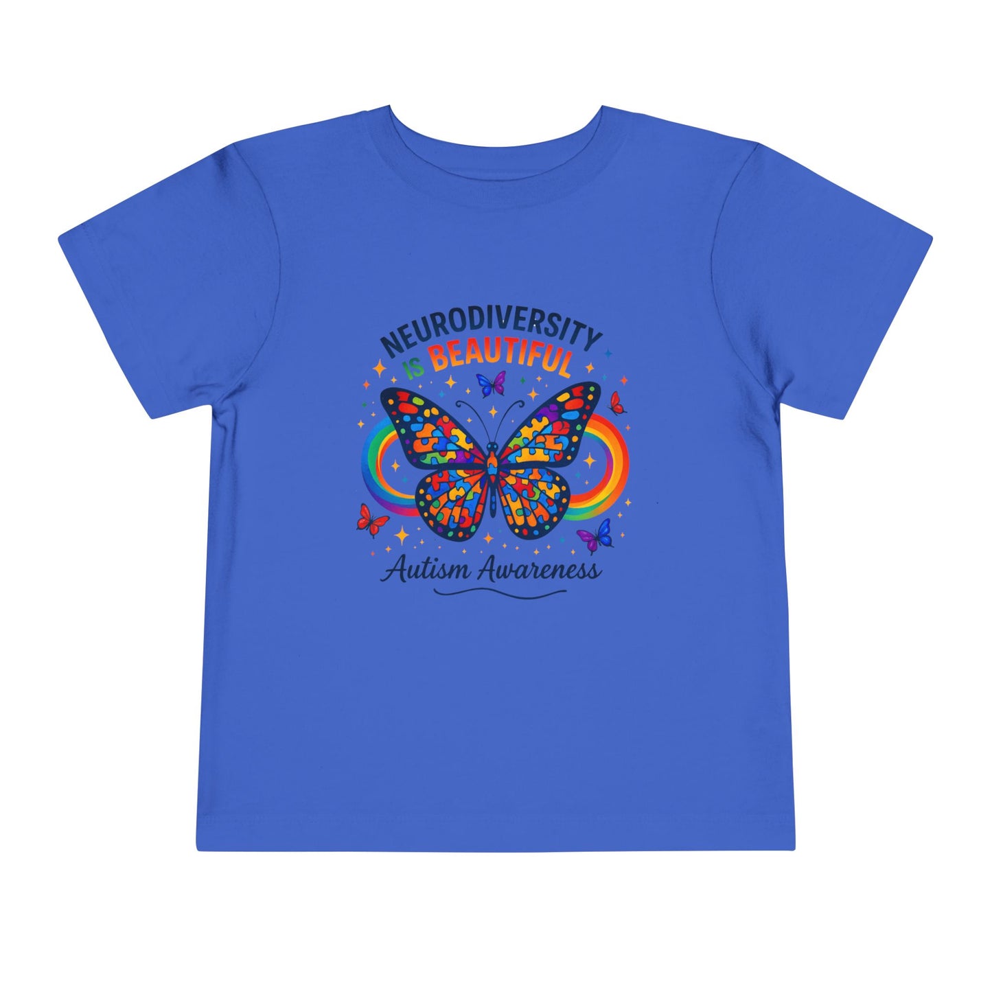 Toddler Tee Neurodiversity Is Beautiful Butterfly Design